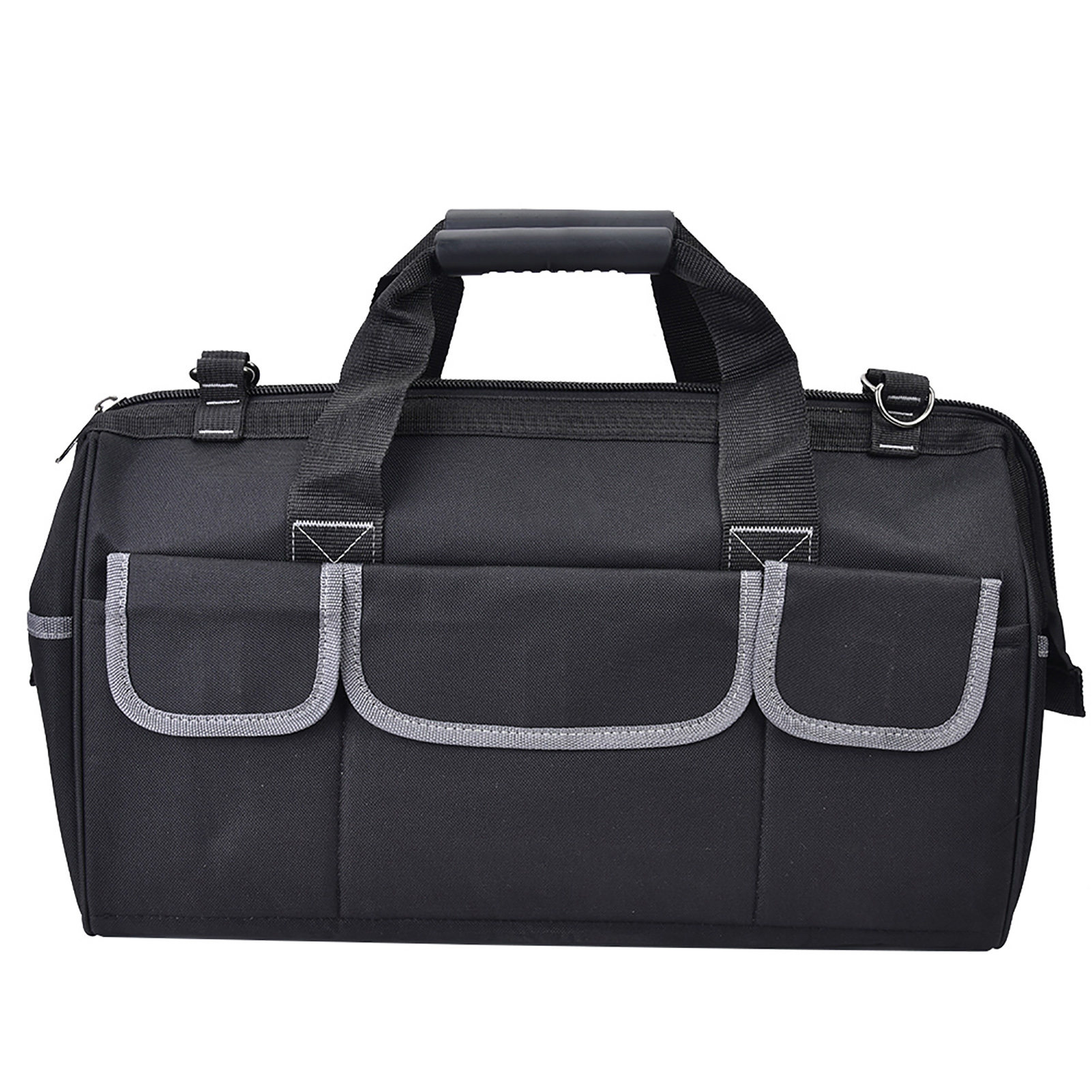 Yileqi Werkzeugtasche (48 Cm) Aus Strapazierfähigem, Grauem Oxford-gewebe, Mit Schultergurt