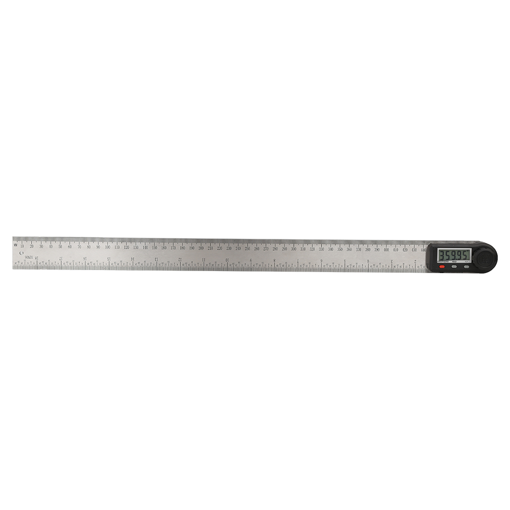 2-in-1 Digitaler Elektronischer Winkelmesser Mit 0-360°-anzeige Für Die Holzbearbeitung (500 Mm)