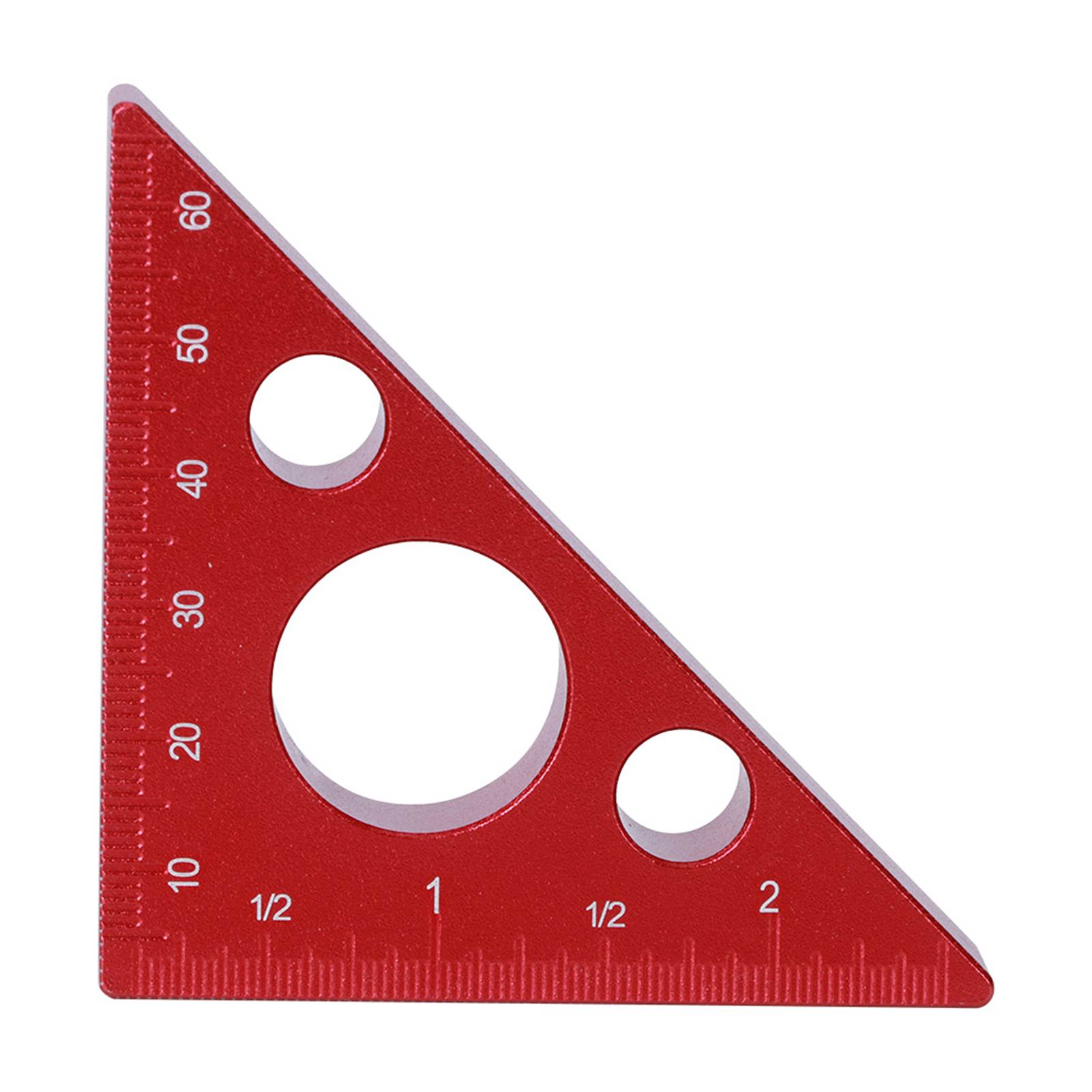 6 Cm (2 Zoll) Rechtwinkliges Winkelmaß Aus Aluminiumlegierung, Messwerkzeug Für Die Holzbearbeitung