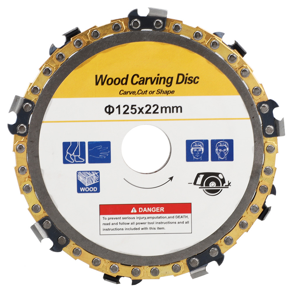 125-mm-ersatzkettenscheibe Für Winkelschleifer, Geeignet Für Holz, Sperrholz Und Metall.
