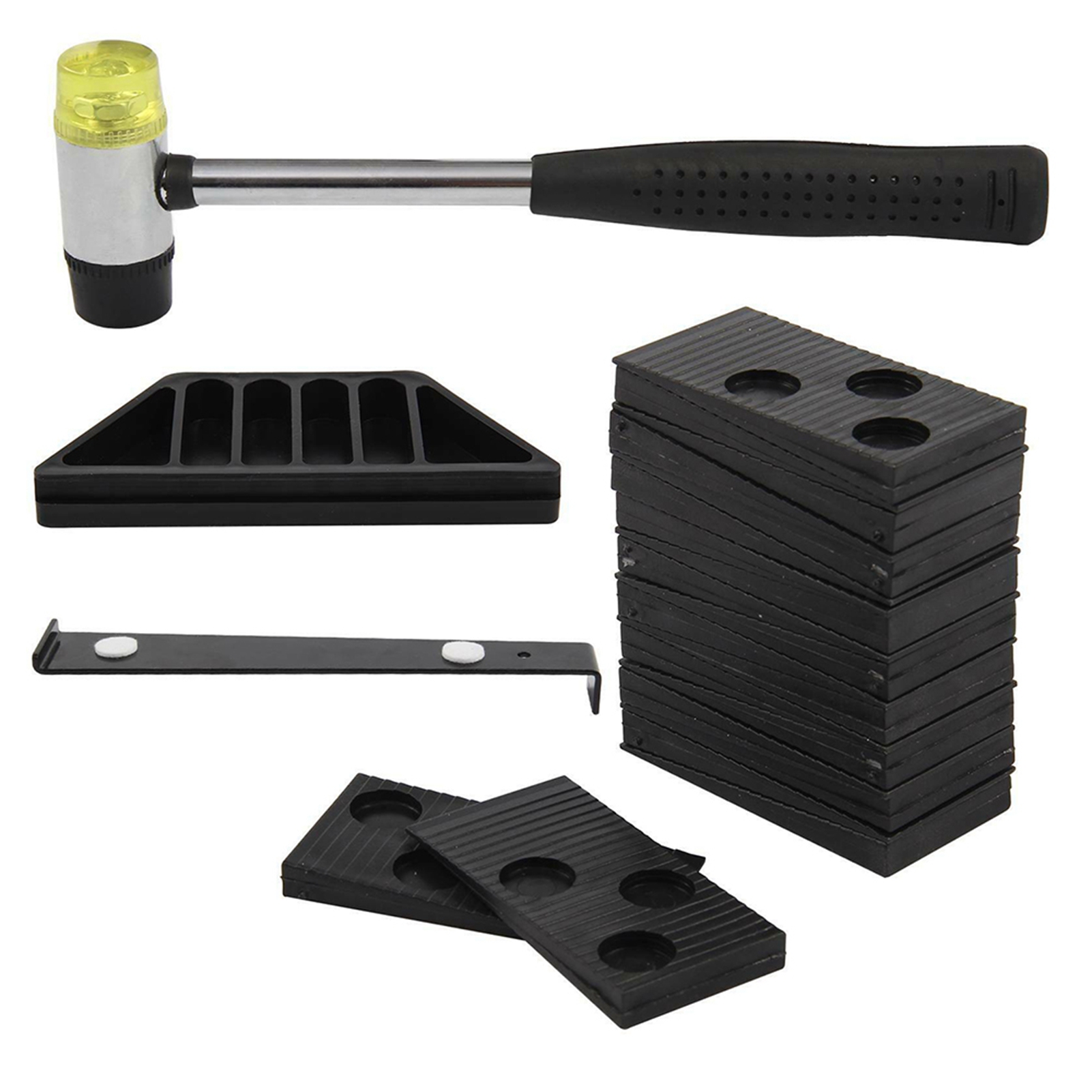 Zubehörset Für Die Verlegung Von Laminatböden (7-15 Mm): Zugstange Und Doppelhammer.
