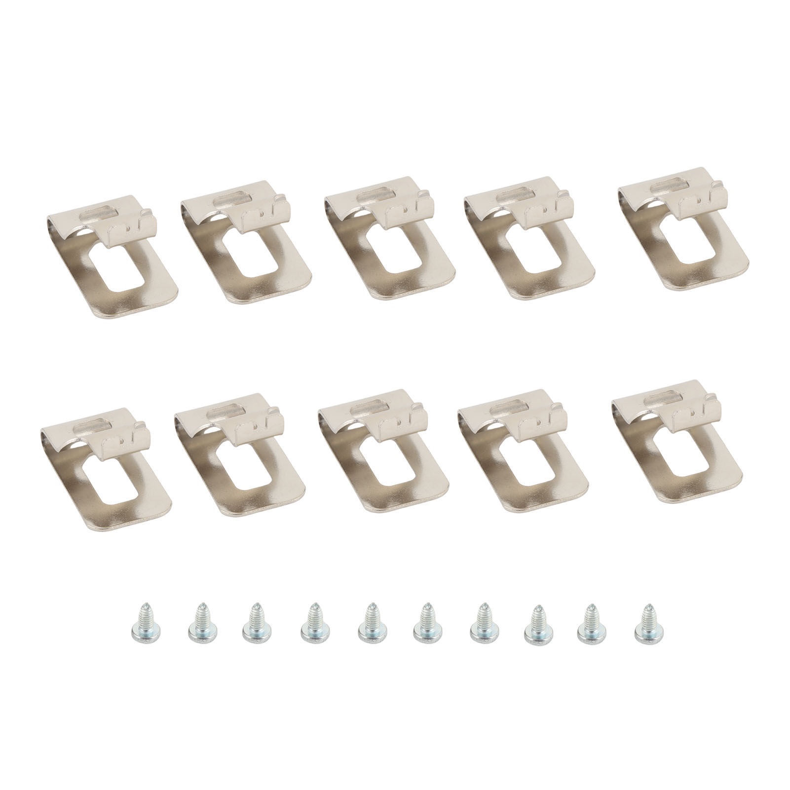 10 Sets Edelstahl-gürtelclips Mit Schrauben N169778, Formstabiler Gürtelclip, Bohrwerkzeug-set Für 20v Max-werkzeug