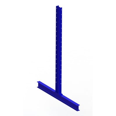 Meta Kragarmregal Ständer IPE 120 doppelseitig 2000 x 600 mm Enzianblau Multistrong L