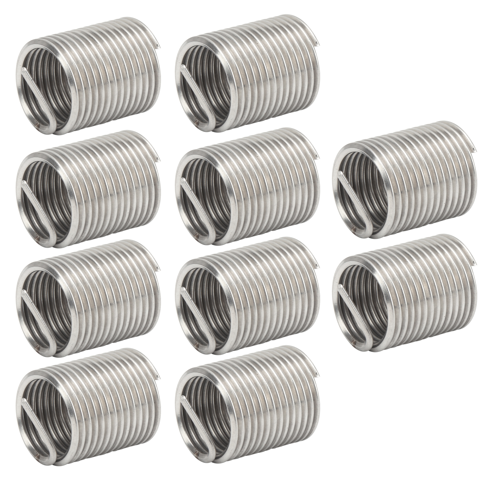 Lot De 10 Inserts De Réparation De Filetage, Manchons De Protection Pour Fil D'Acier, Fixation M18 X 2,0 X 2d