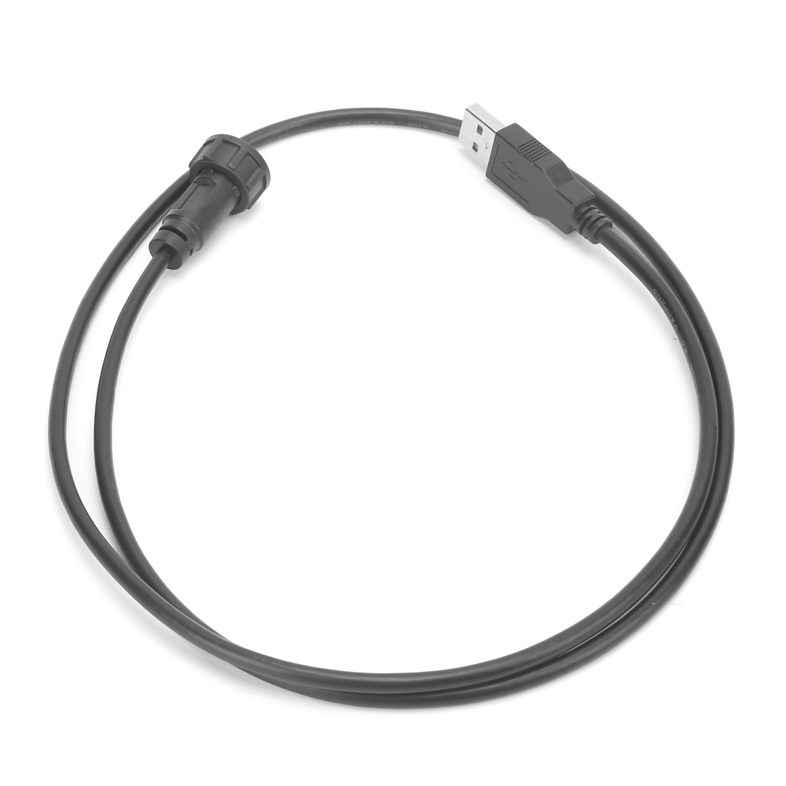 Connecteur Usb Étanche Ip67 Micro Usb2.0 Mâle Avec Câble E10mctam/u2am (1 Mètre)
