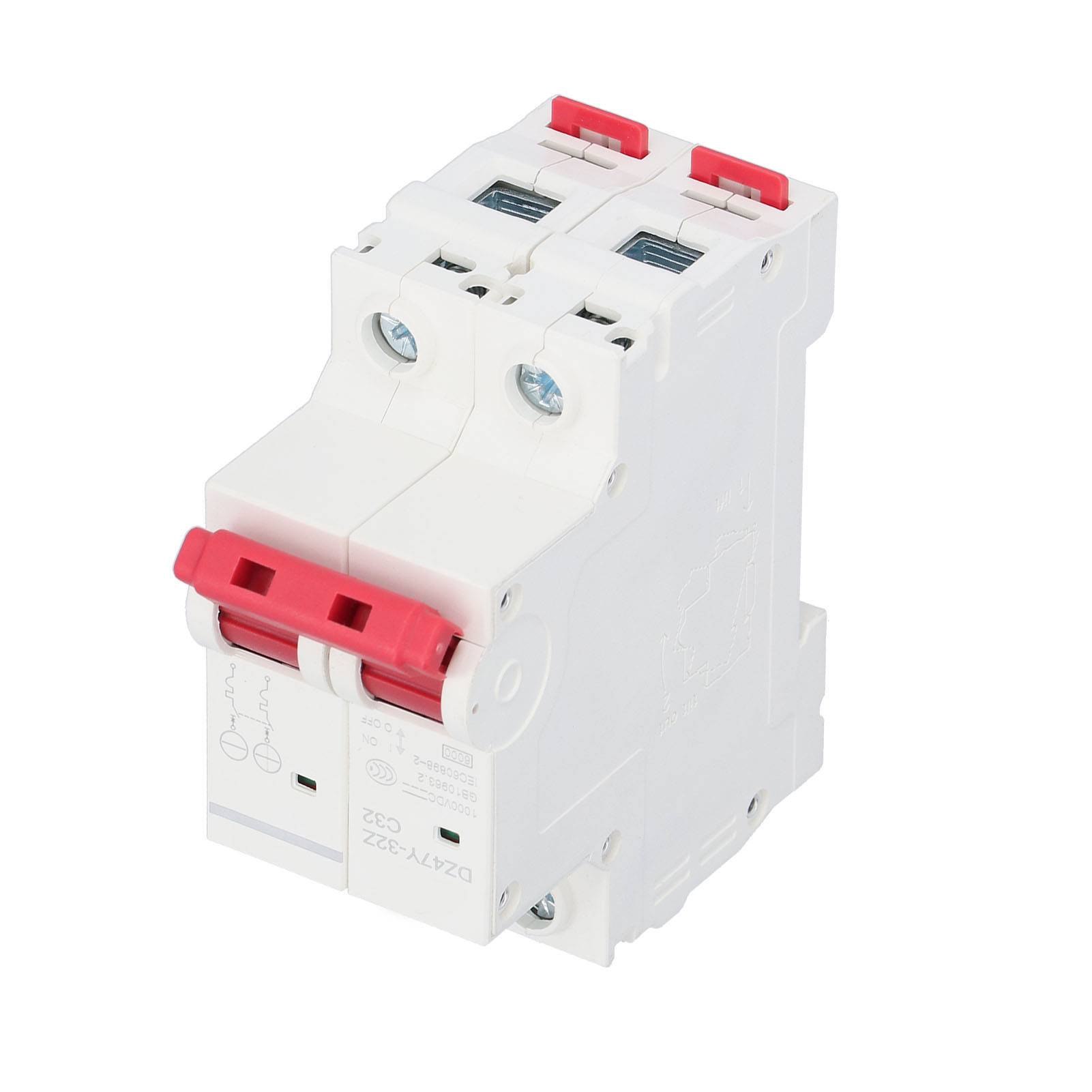 Disjoncteur Cc 2p 63a, Disjoncteur À Air Photovoltaïque Pour Protection Contre Les Surcharges