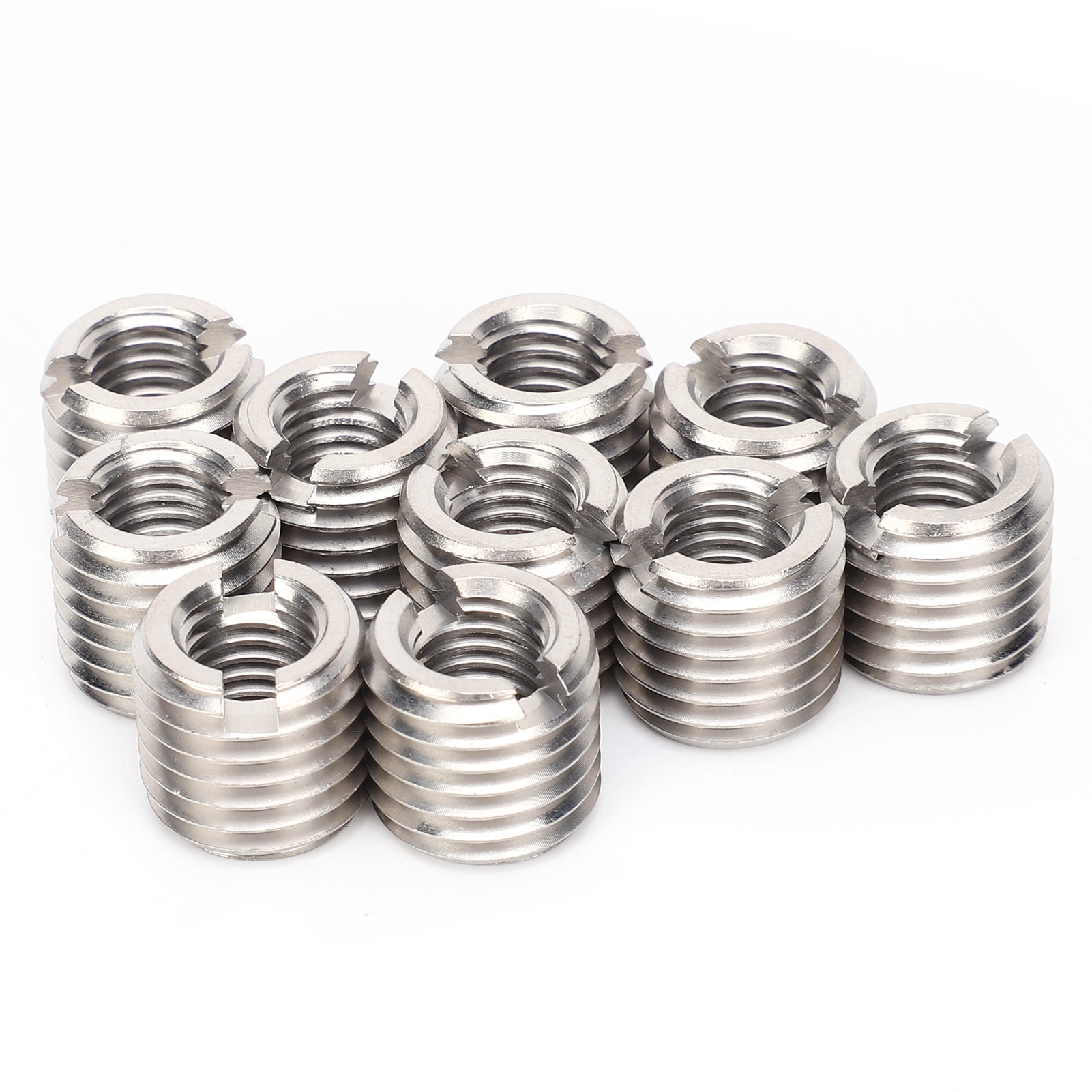 Lot De 10 Inserts Filetés Mâles Et Femelles Réducteurs Pour Écrous, Outil De Réparation, Visserie En Acier Inoxydable