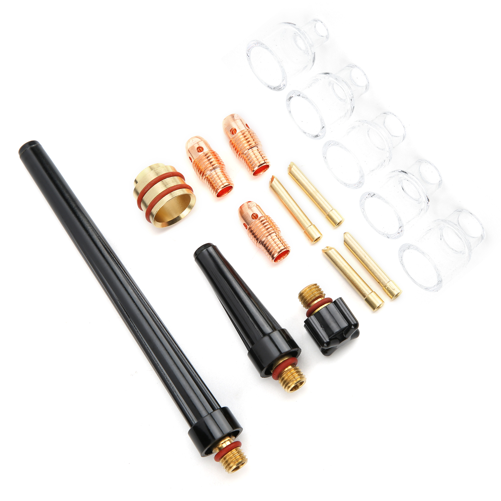 Kit D'Accessoires Pour Torche De Soudage : Buse À Coupelle En Verre, Kit De Pince Pour Électrode En Tungstène, Guide Pour Wp9/20