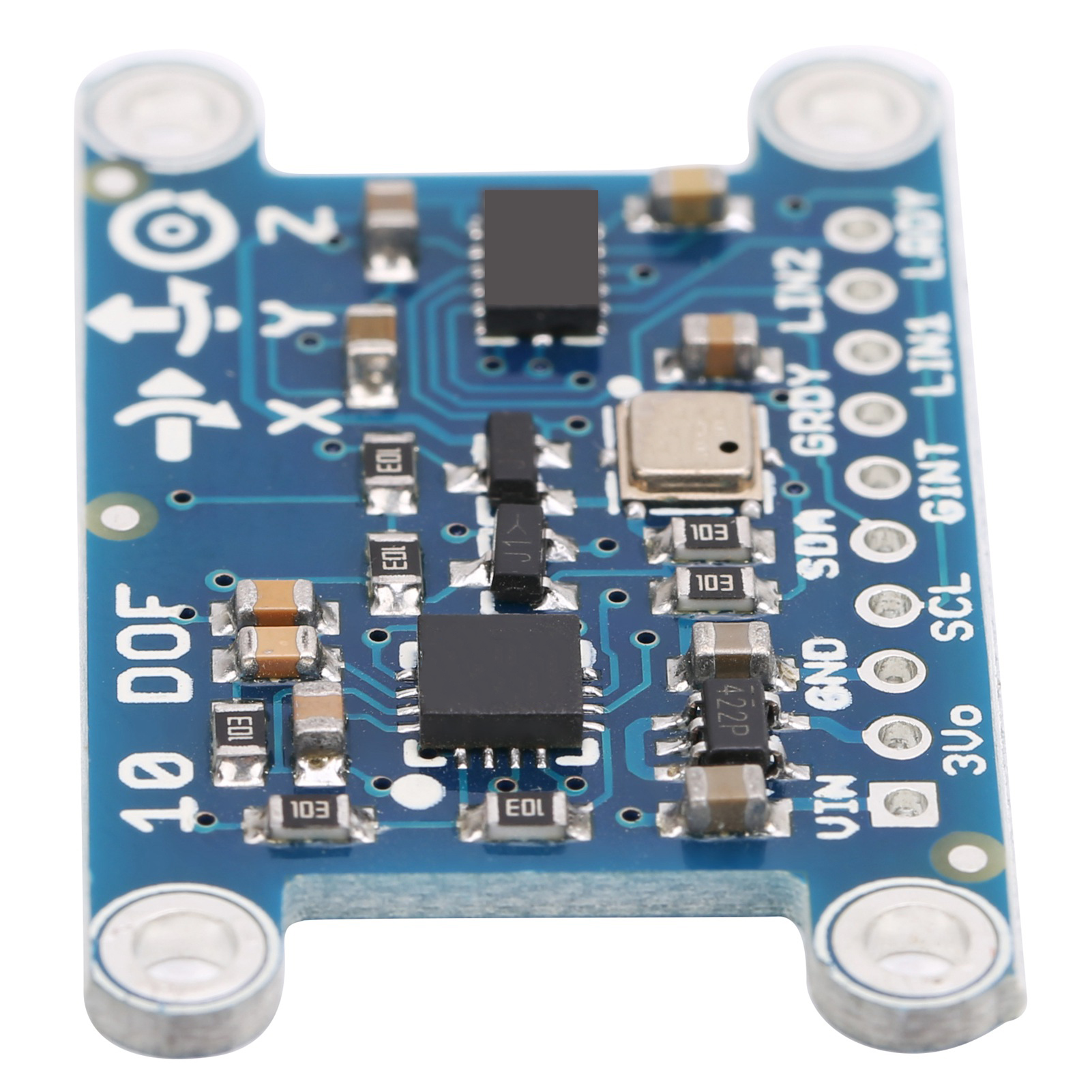 Module Avec Capteurs (accéléromètre, Gyroscope) Pour Applications Industrielles, 10 Degrés De Liberté, Lsm303+l3g4200d