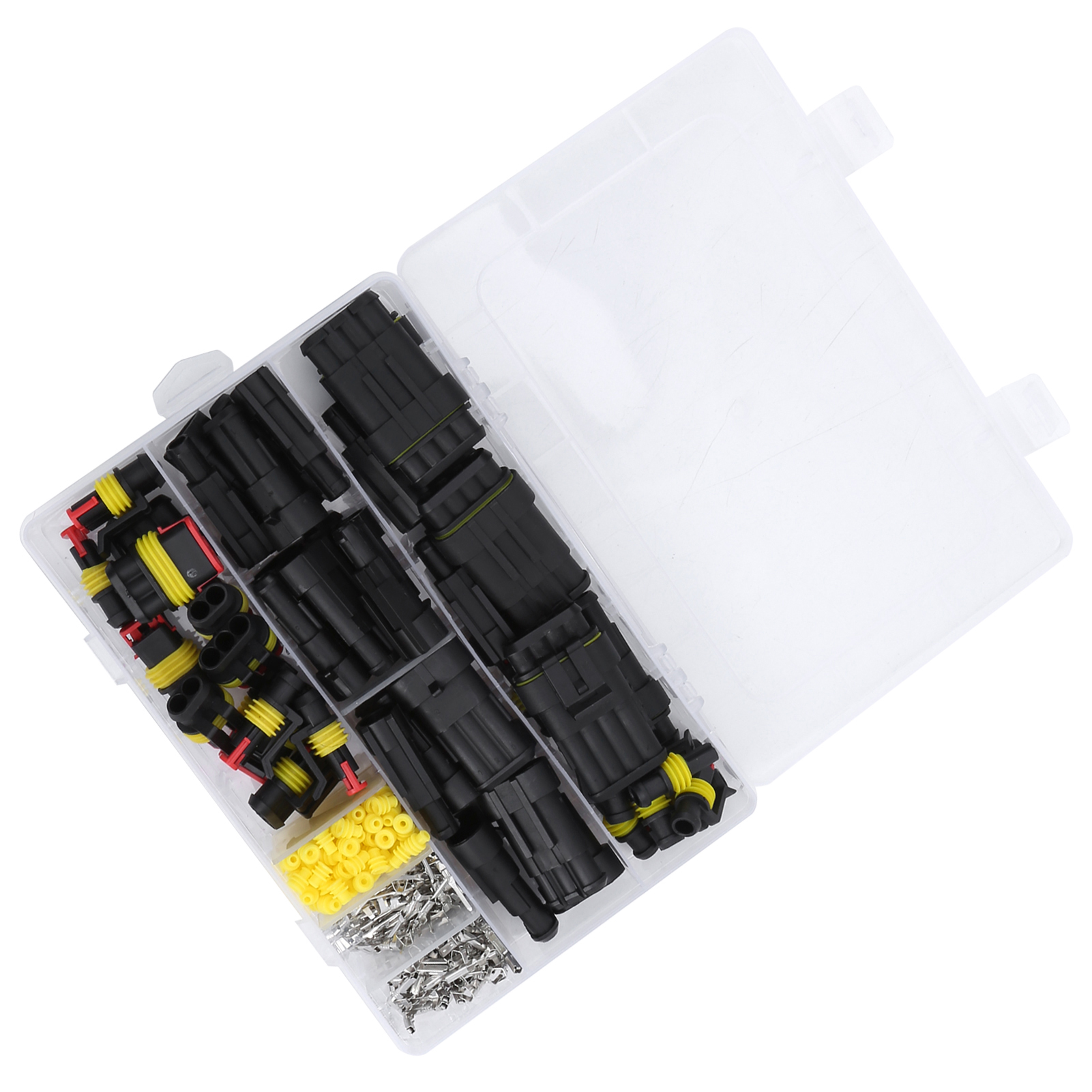 Ensemble De 352 Connecteurs De Câbles Étanches Pour Applications Automobiles Hid, Blocs De Connexion.