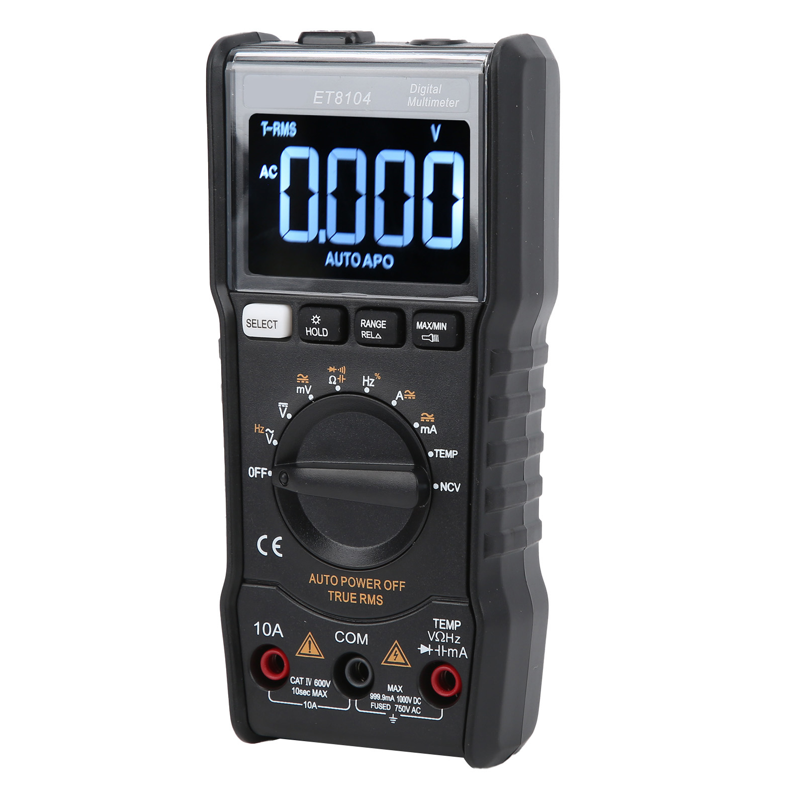 Multimètre Numérique Multifonction Intelligent Et8104 - Mini-mesureur De Courant, De Tension Et De Résistance