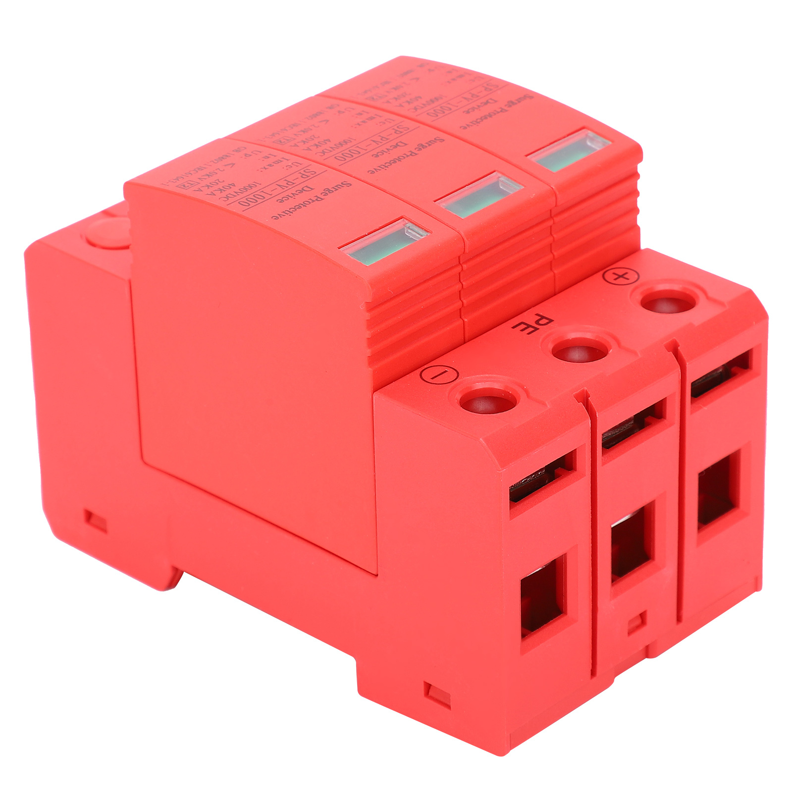 Dispositif De Protection Contre Les Surtensions 3p40ka Dc1000v, Disjoncteur Photovoltaïque