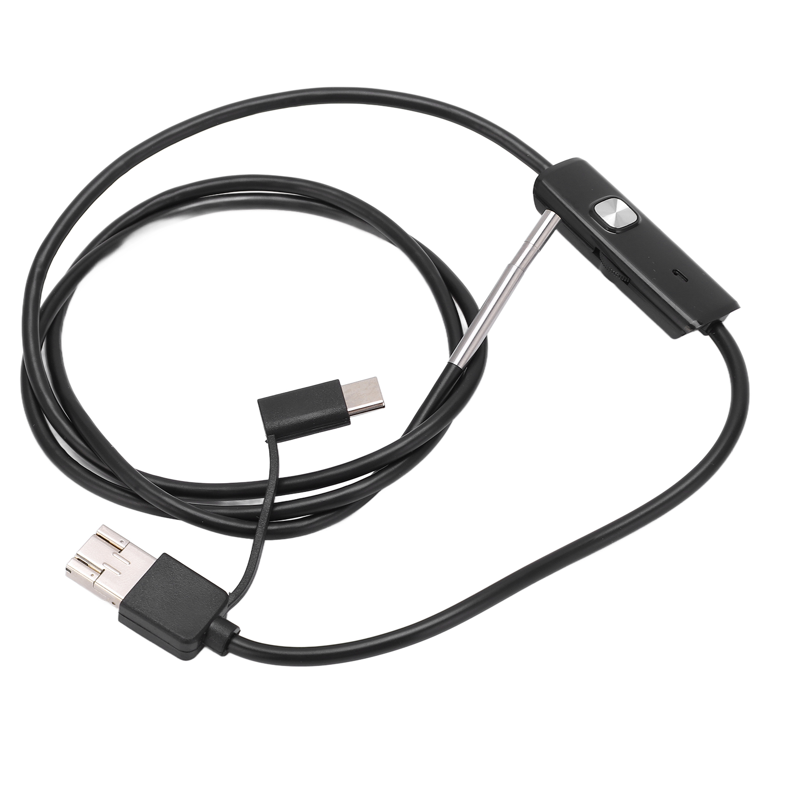 An100-3.9 Endoscope 3,9 Mm, Caméra D'Inspection Haute Définition, Caméra Led Pour Canalisations, Téléphone Portable, Boroscope Pour L'Industrie Automobile, Câble Flexible De 3,5 M / 11,5 Pi