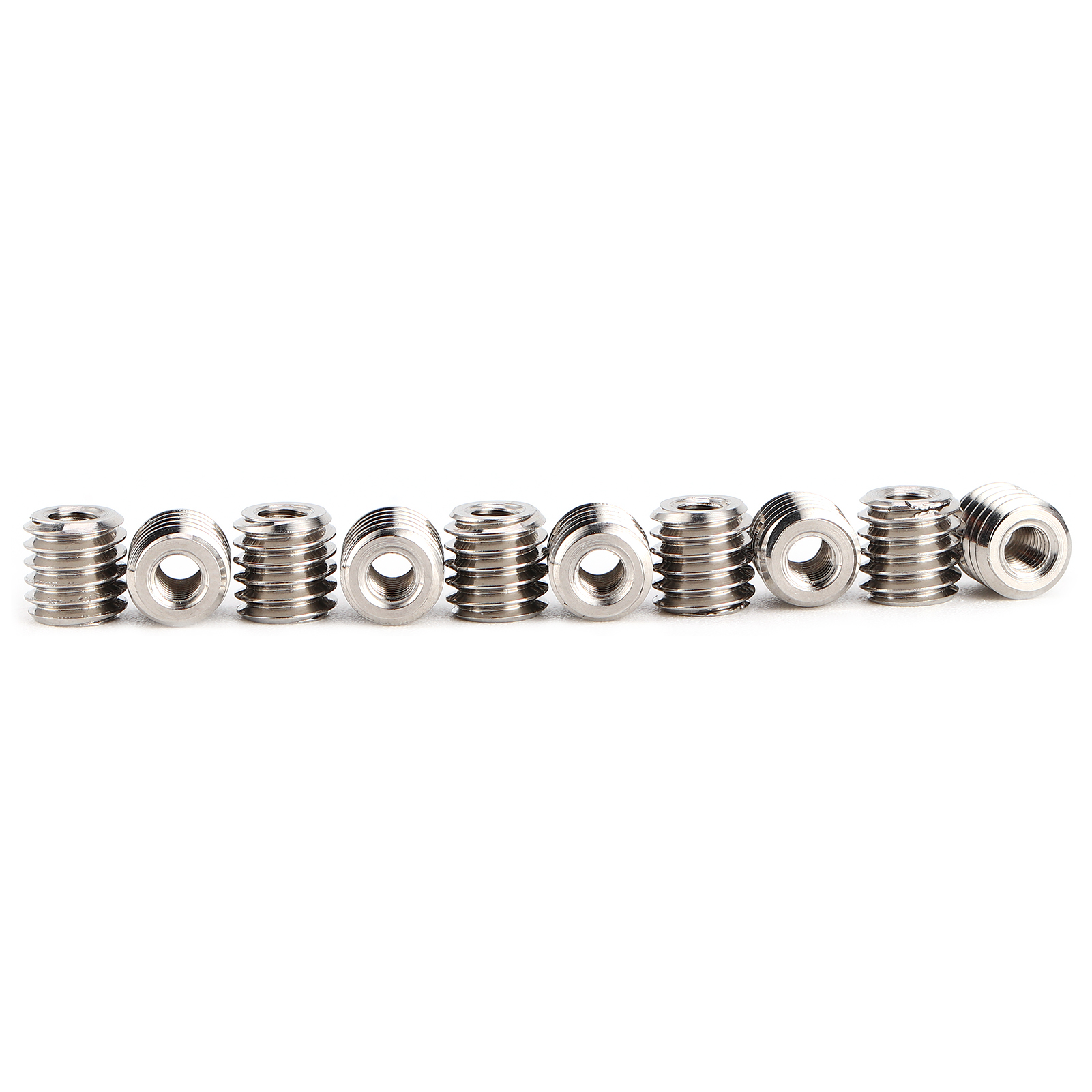 Lot De 10 Inserts Filetés Réducteurs Pour Écrous Mâles Et Femelles, En Acier Inoxydable.