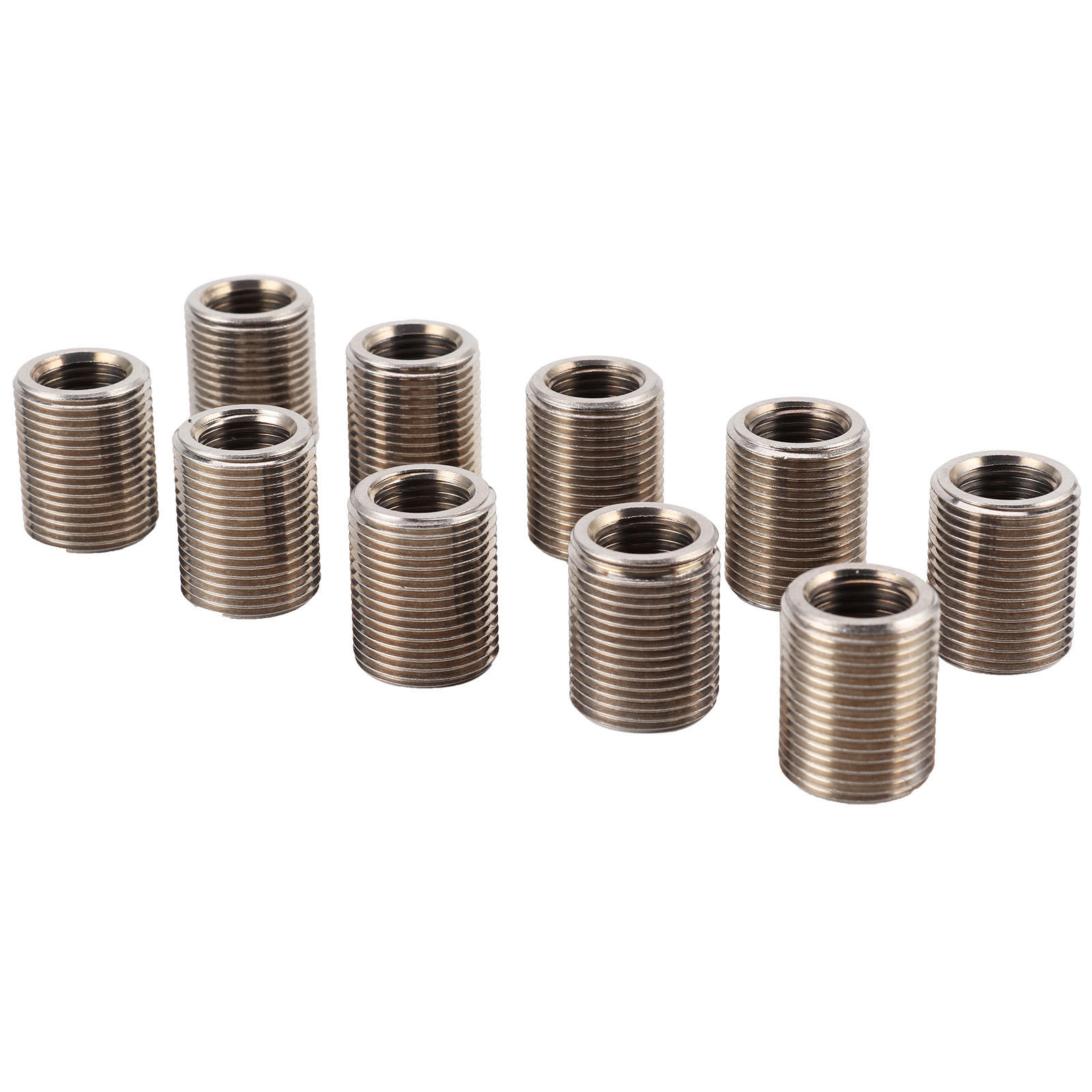 10 Inserts Filetés, Outil De Réparation, Écrou Réducteur Mâle/femelle, Fixation En Acier Inoxydable