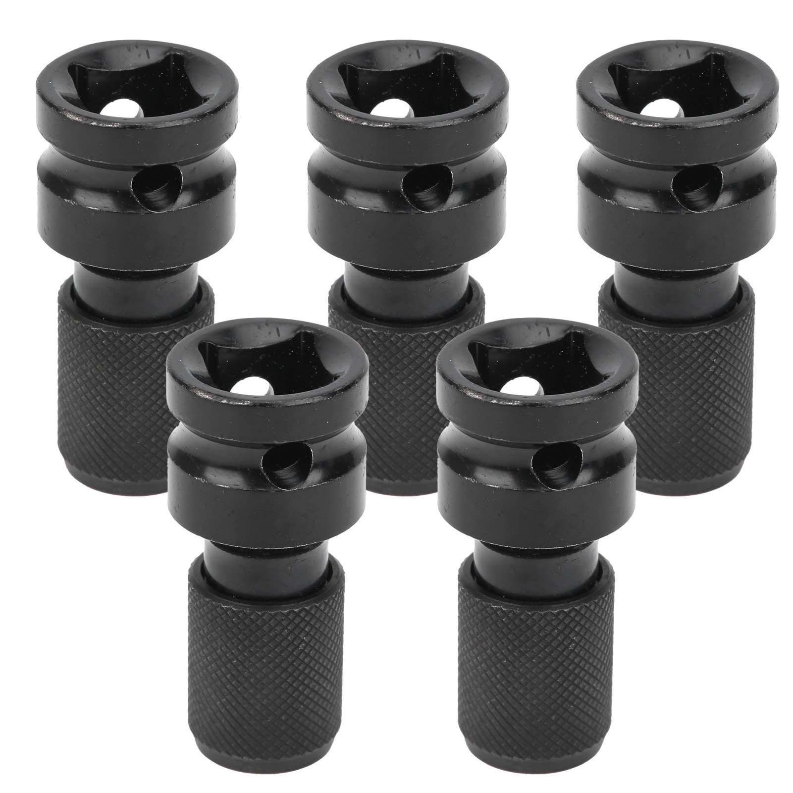 Adaptateur De Douille Pour Clé Électrique 5 Pièces, Carré 1/2" Vers Hexagonal 1/4", Convertisseur Télescopique