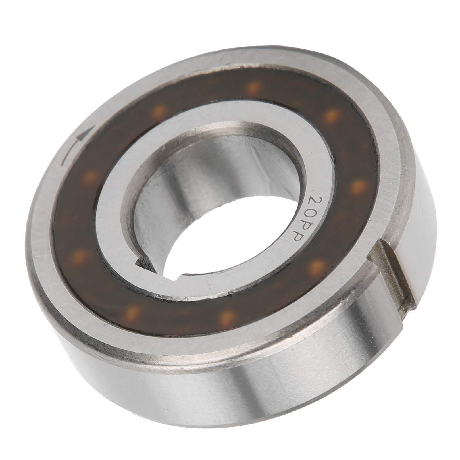 Roulement Unidirectionnel Csk20pp En Aluminium 6204 Avec Rainure De Clavette, Haute Dureté, Pour Machines Textiles Et Industrie Automobile.
