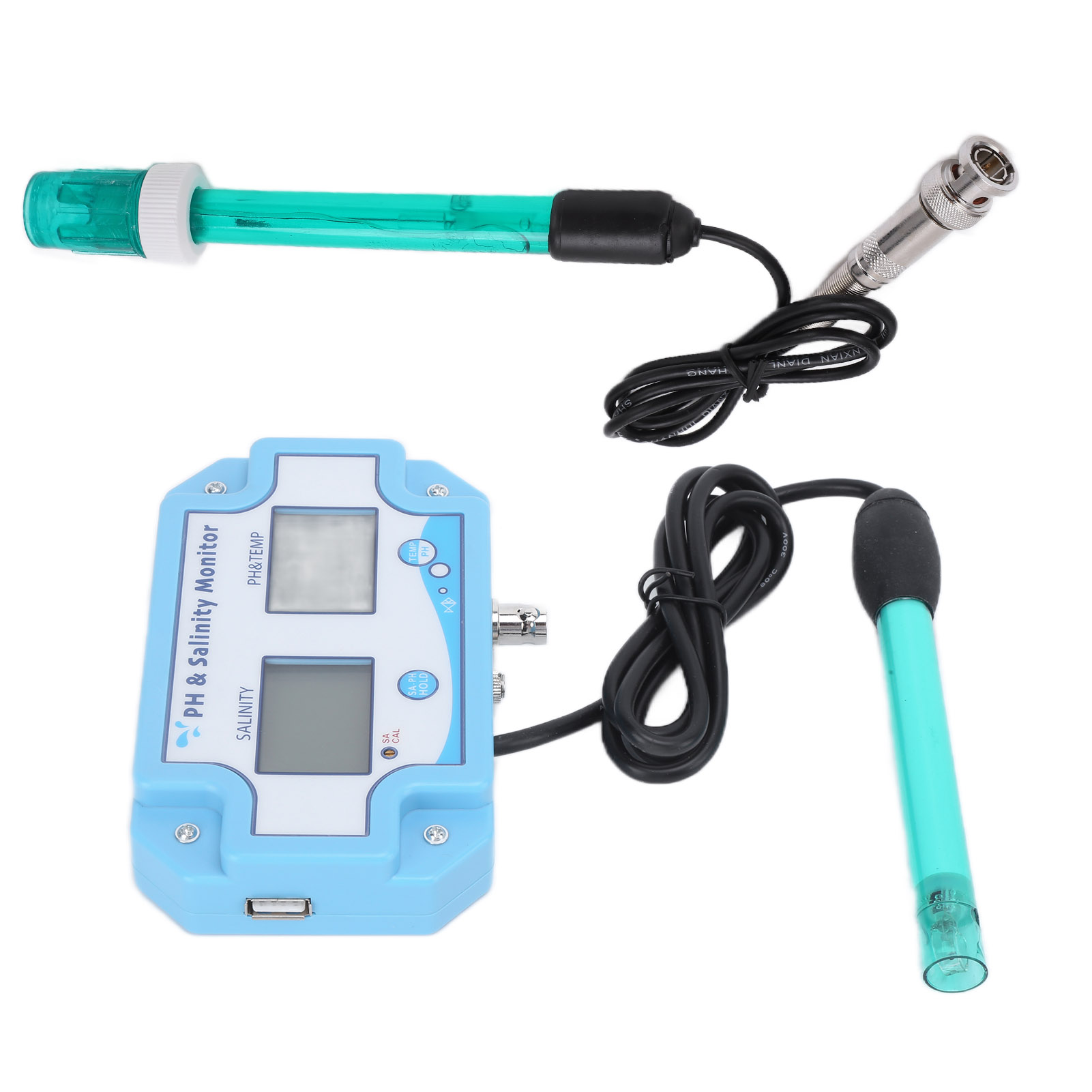 Ph-2987 3 En 1 : Analyseur De Ph, Salinité Et Température En Ligne Pour Aquarium - Prise Ue 230-240 V