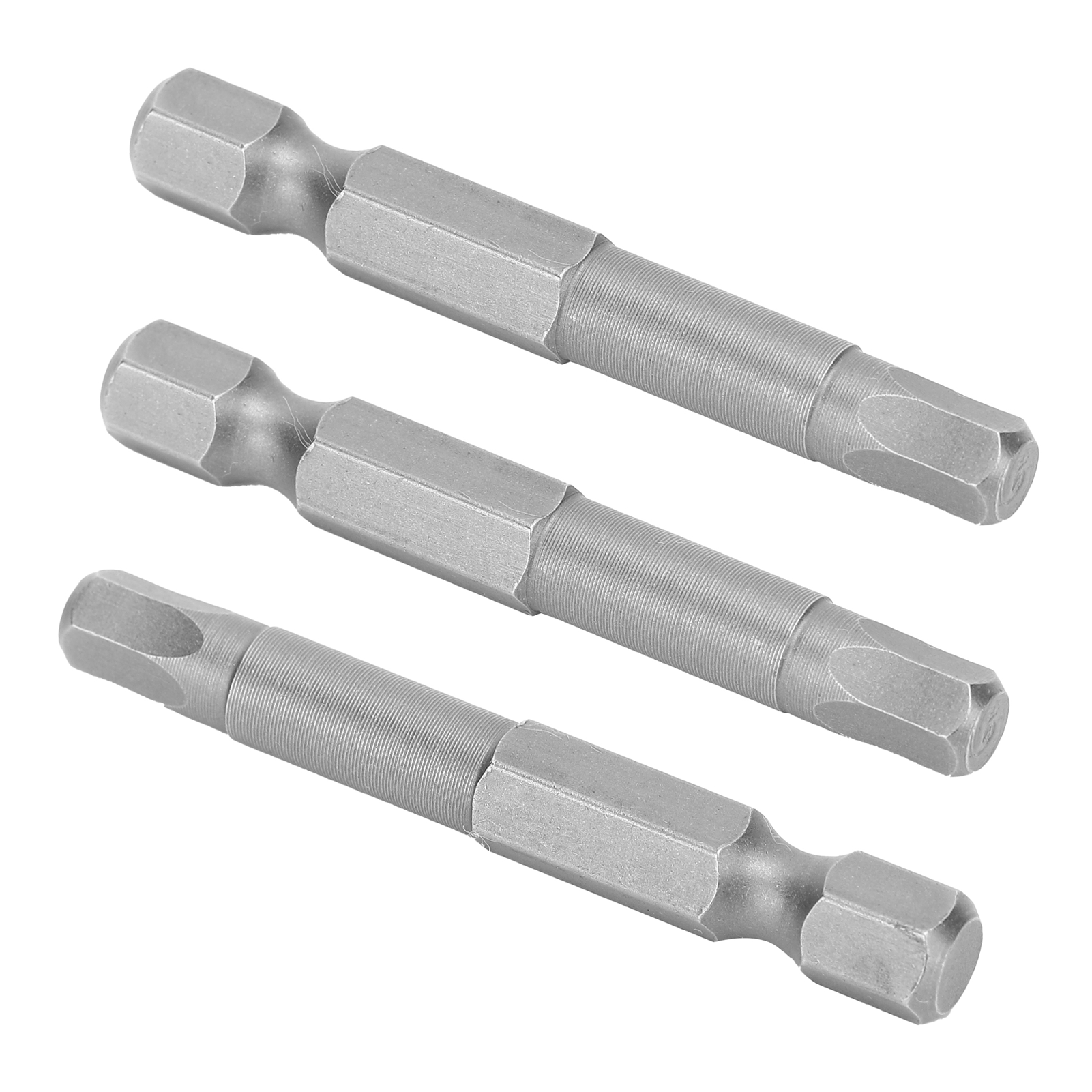 Lot De 10 Embouts De Tournevis Hexagonaux Magnétiques À Tête Trempée En Acier Allié S2 - Fournitures Industrielles