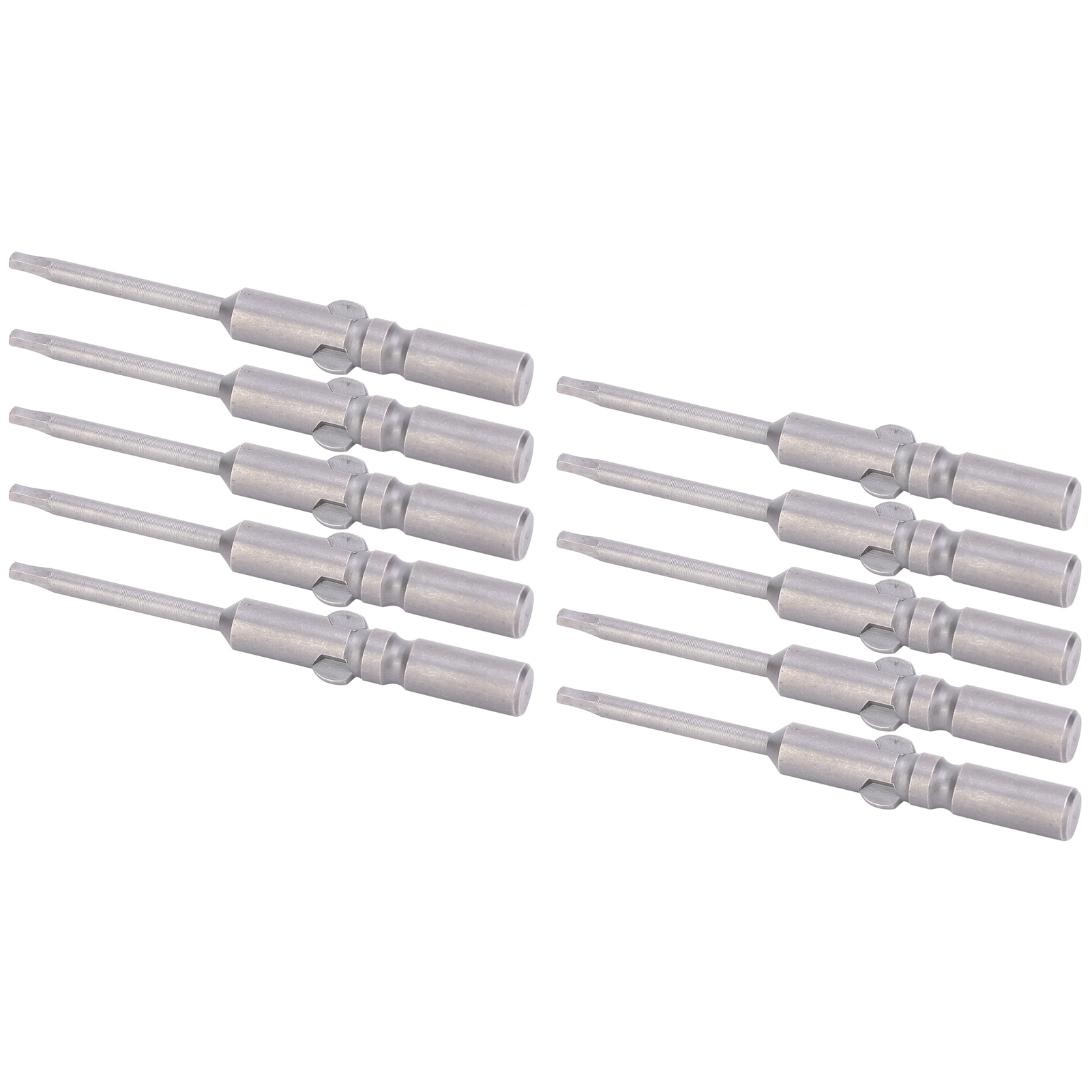 Lot De 10 Embouts De Tournevis Hexagonaux À Tête Magnétique En Acier Allié S2, Accessoires Industriels