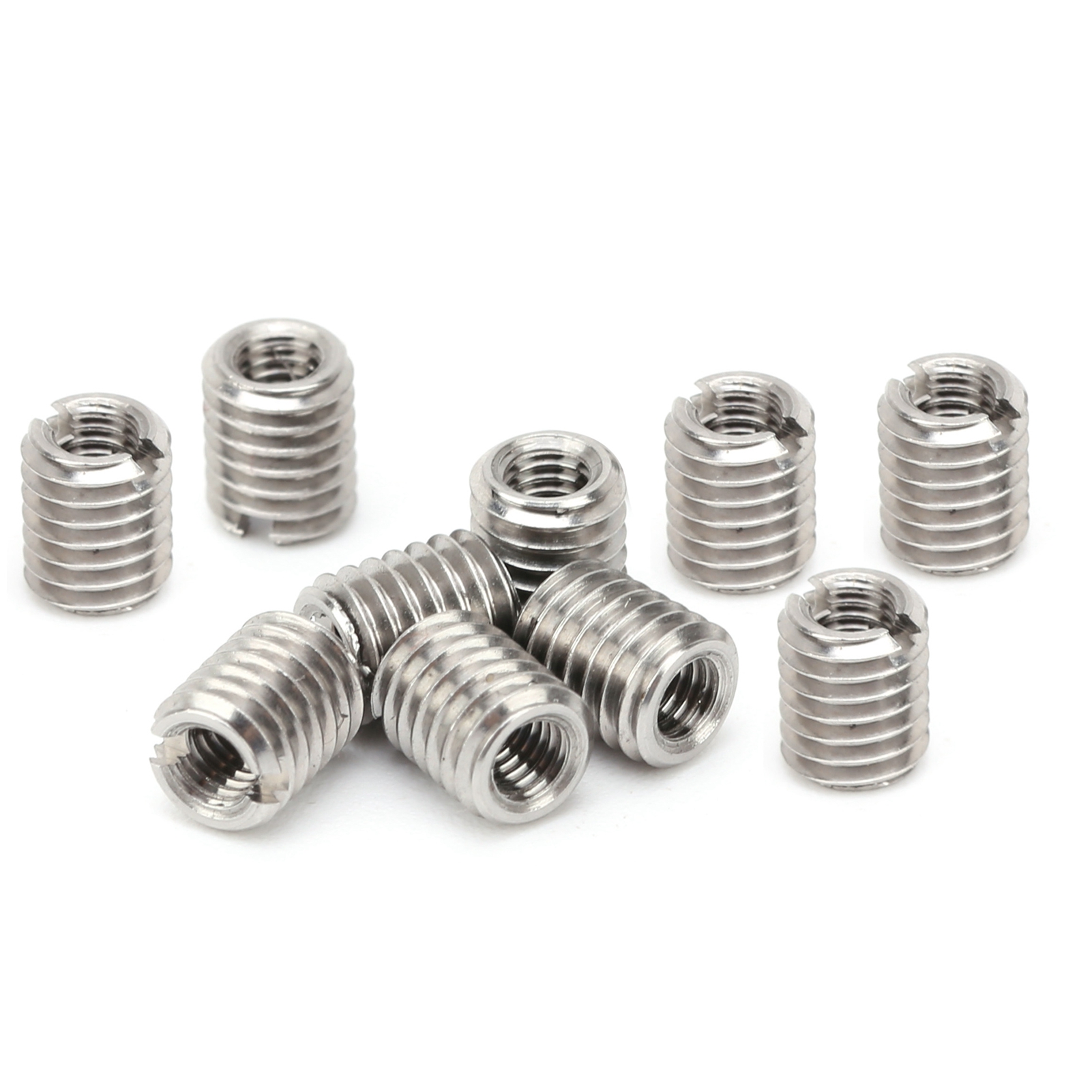 Lot De 10 Inserts Filetés Réducteurs En Acier Inoxydable, Outil De Réparation, Visserie De Fixation Mâle/femelle