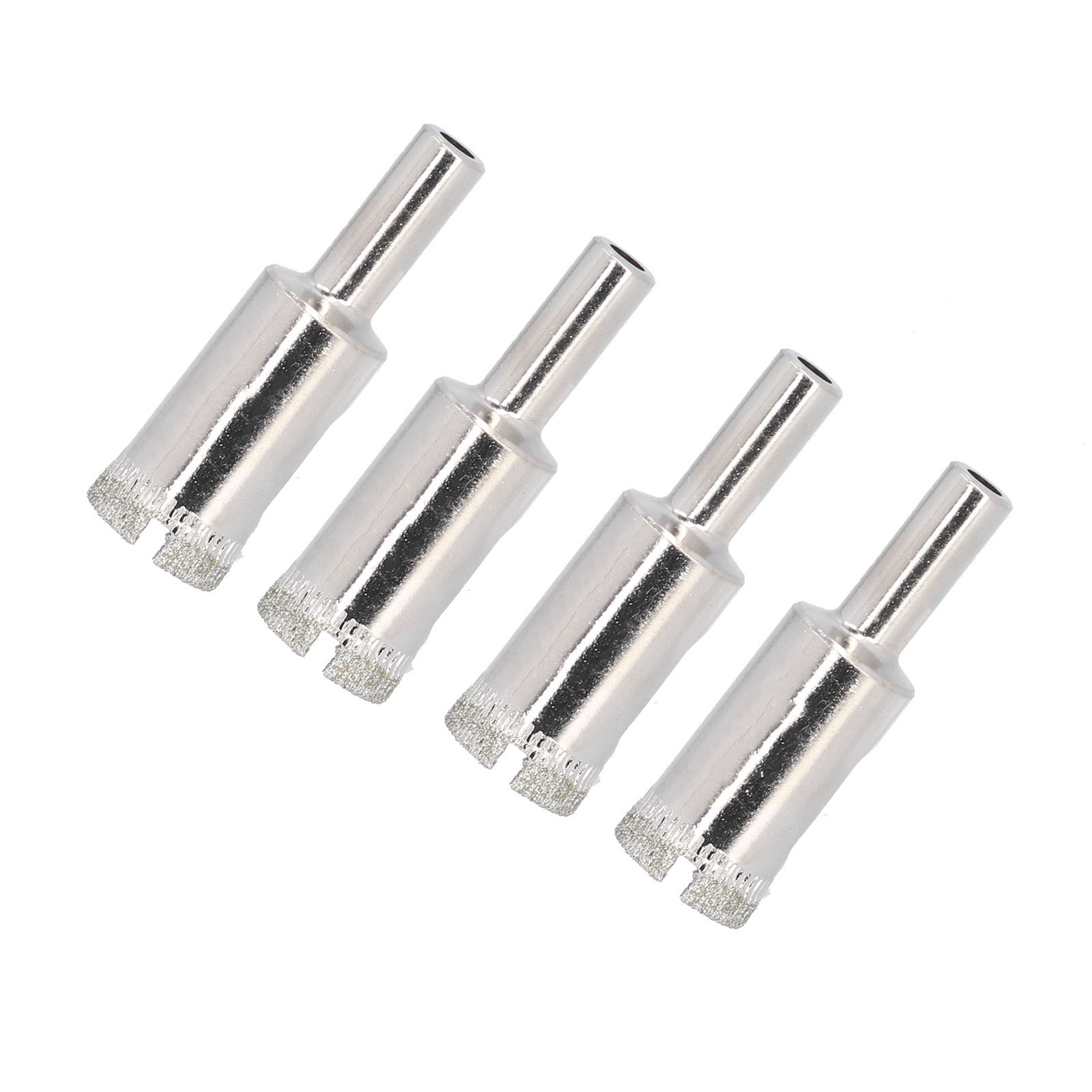 Scie Cloche À Strass (lot De 4) En Acier Allié Robuste Et Durable, Résistante À L'Usure, Pour Un Gain De Temps Et Un Perçage Efficace Du Verre.