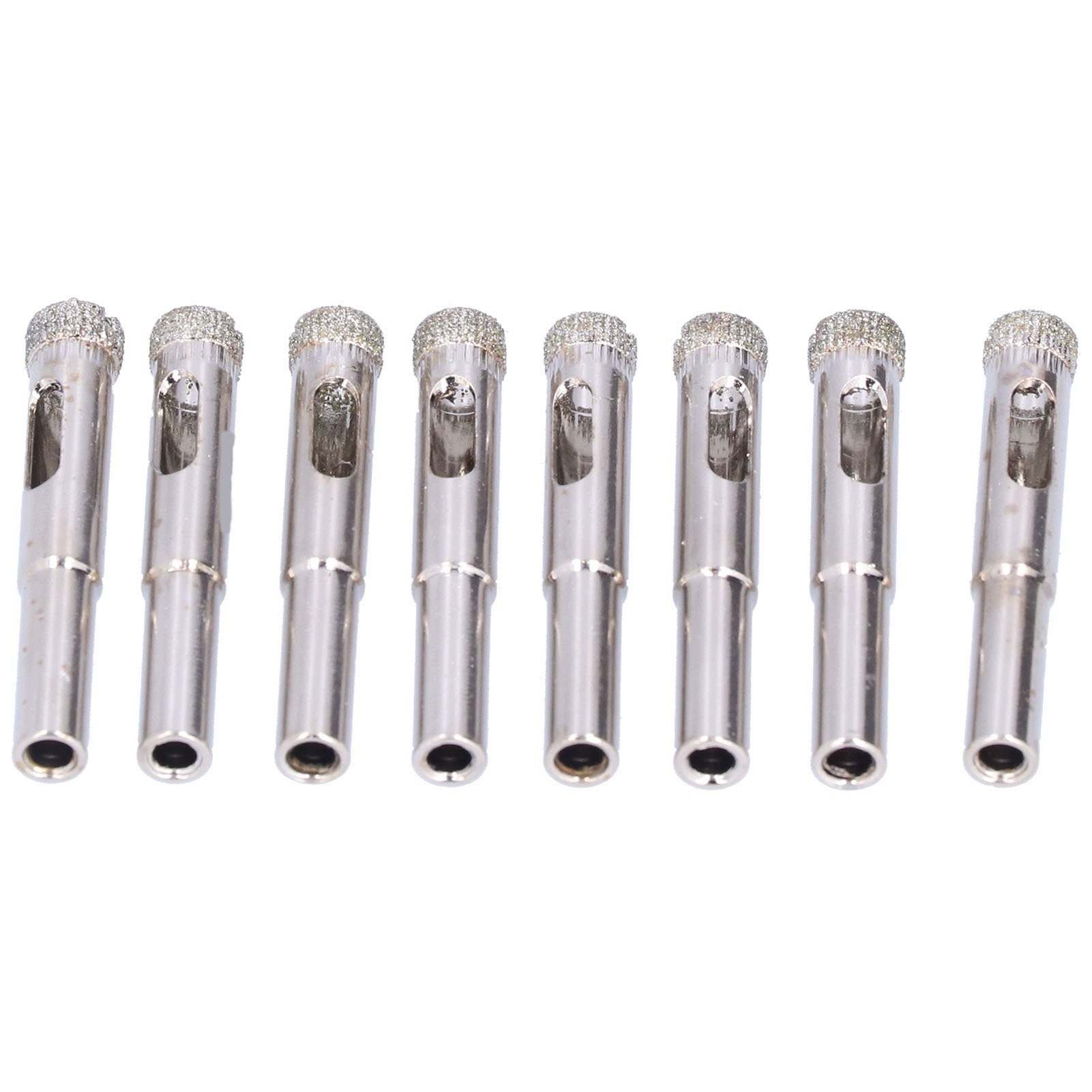 Scie Cloche À Strass (lot De 8) En Acier Allié Robuste Et Durable, Résistante À L'Usure, Pour Un Gain De Temps Et Un Outil Efficace D'Ouverture Des Trous Dans Le Verre.