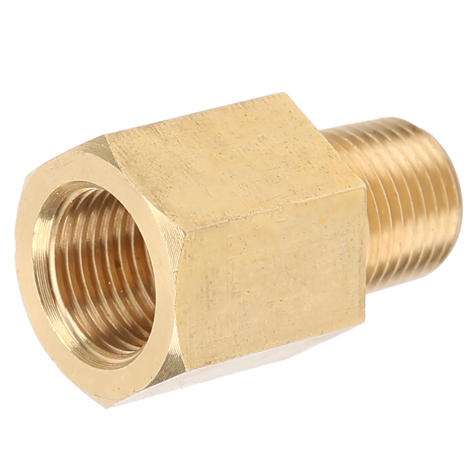 Adaptateur Universel En Laiton Pour Manomètre De Pression Et De Température D'Huile Automobile, Filetage 1/8 Npt Vers Filetage 1/8 Bspt.
