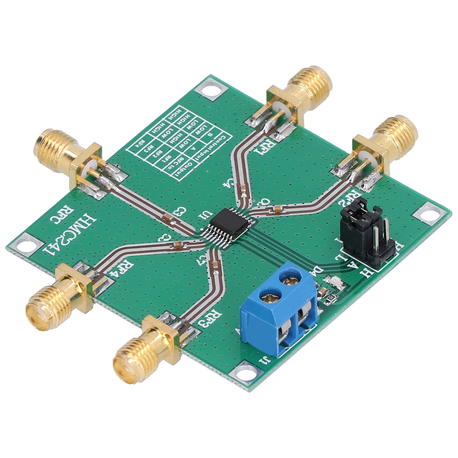 Module De Commutation Rf 1 Pôle Cc-3,5 Ghz 4 Voies, Accessoire De Carte De Commutation Sans Fil Hmc241