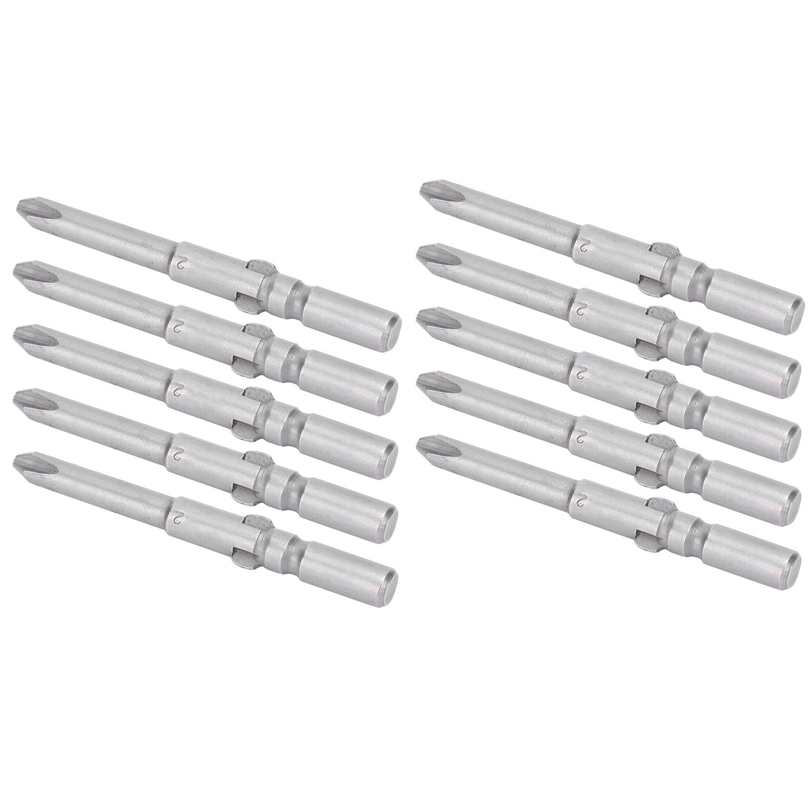 10 Embouts De Tournevis Cruciformes De 4 Mm En Acier Allié S2, Magnétiques, Pour Tournevis Électriques À Main