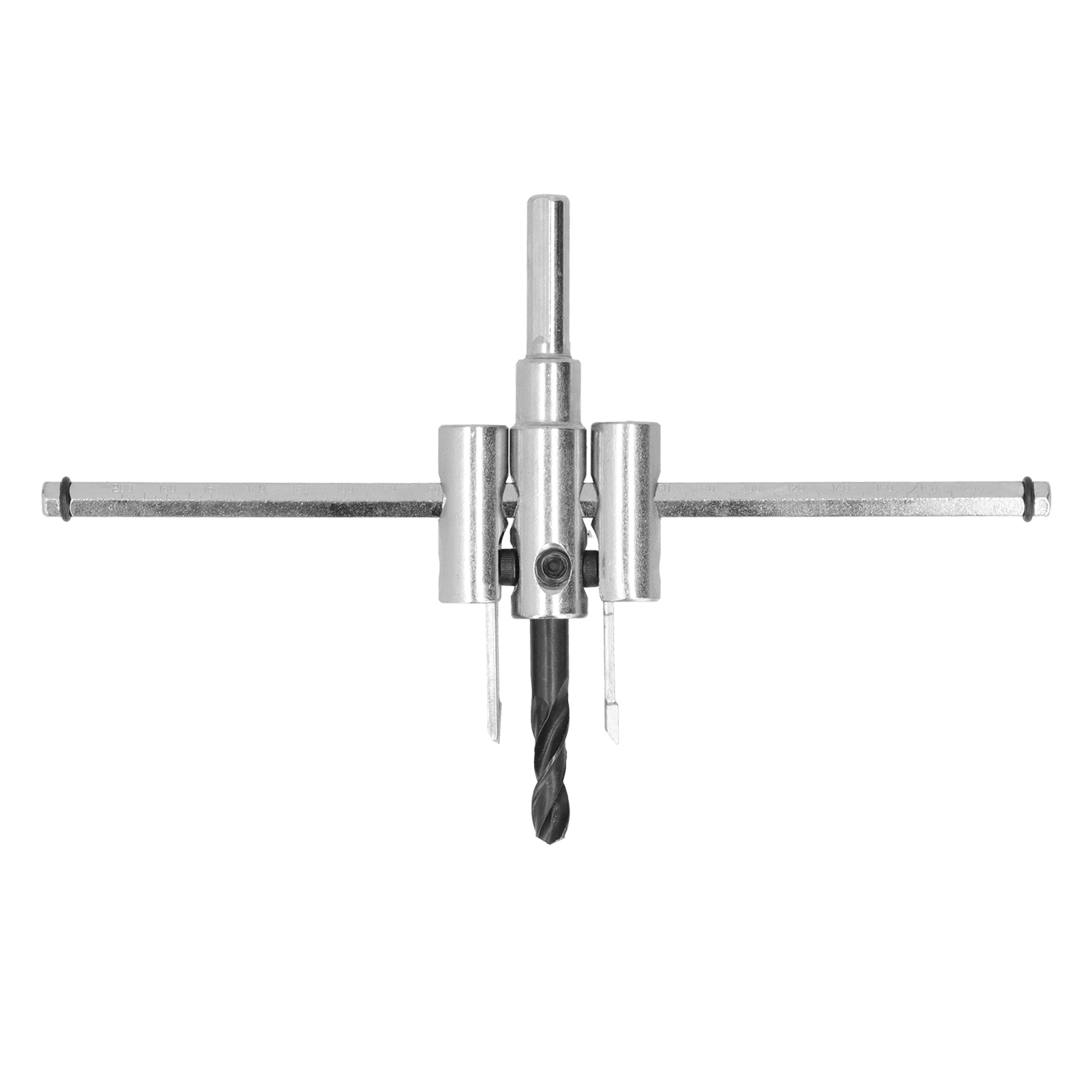 Kit De Scie Cloche Réglable Pour Bois, Foret À Trous Ronds, Outils De Bricolage Pour Le Travail Du Bois, 40-200 Mm
