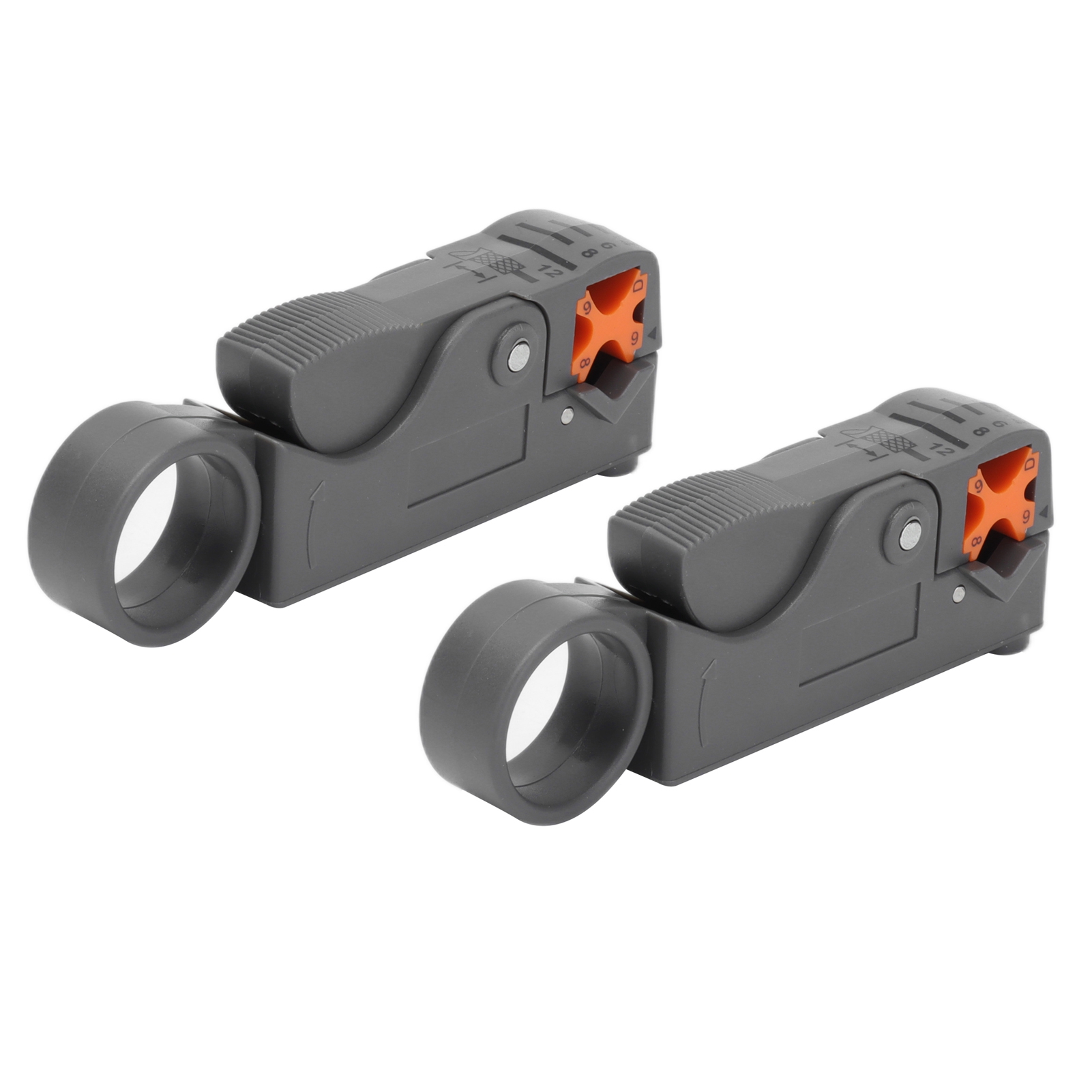 Kit De 2 Pinces À Dénuder À Double Lame Pour Câbles Coaxiaux