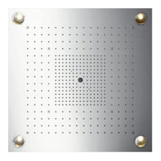 hansgrohe KB Axor ShowerHeaven 720/720 720x720mm, m Beleucht., Edelstahl-Optik