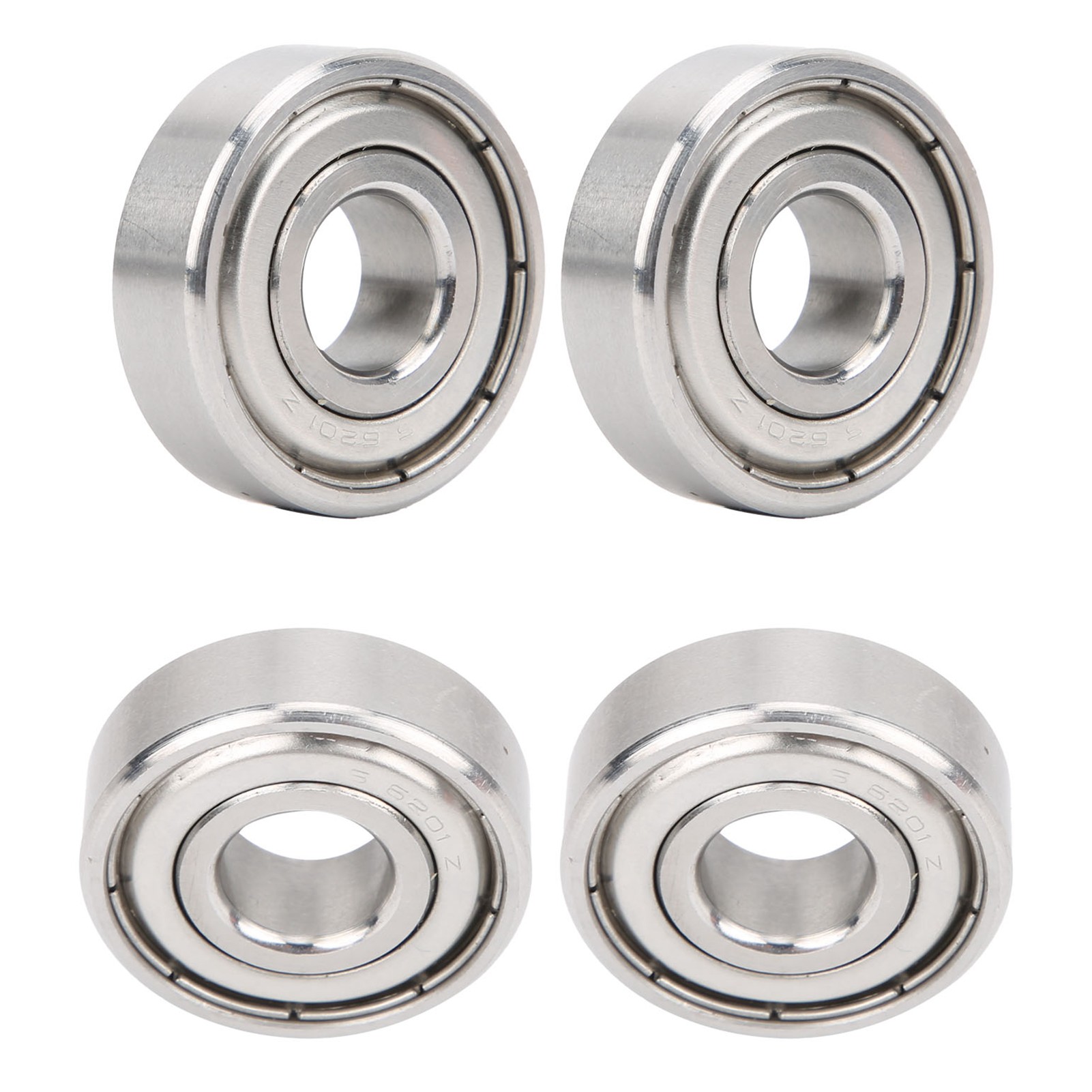 Lot De 10 Roulements En Acier Inoxydable Pour Pièces De Rechange Miniatures De Machines, Référence S6201zz, 32 X 10 X 10 Mm