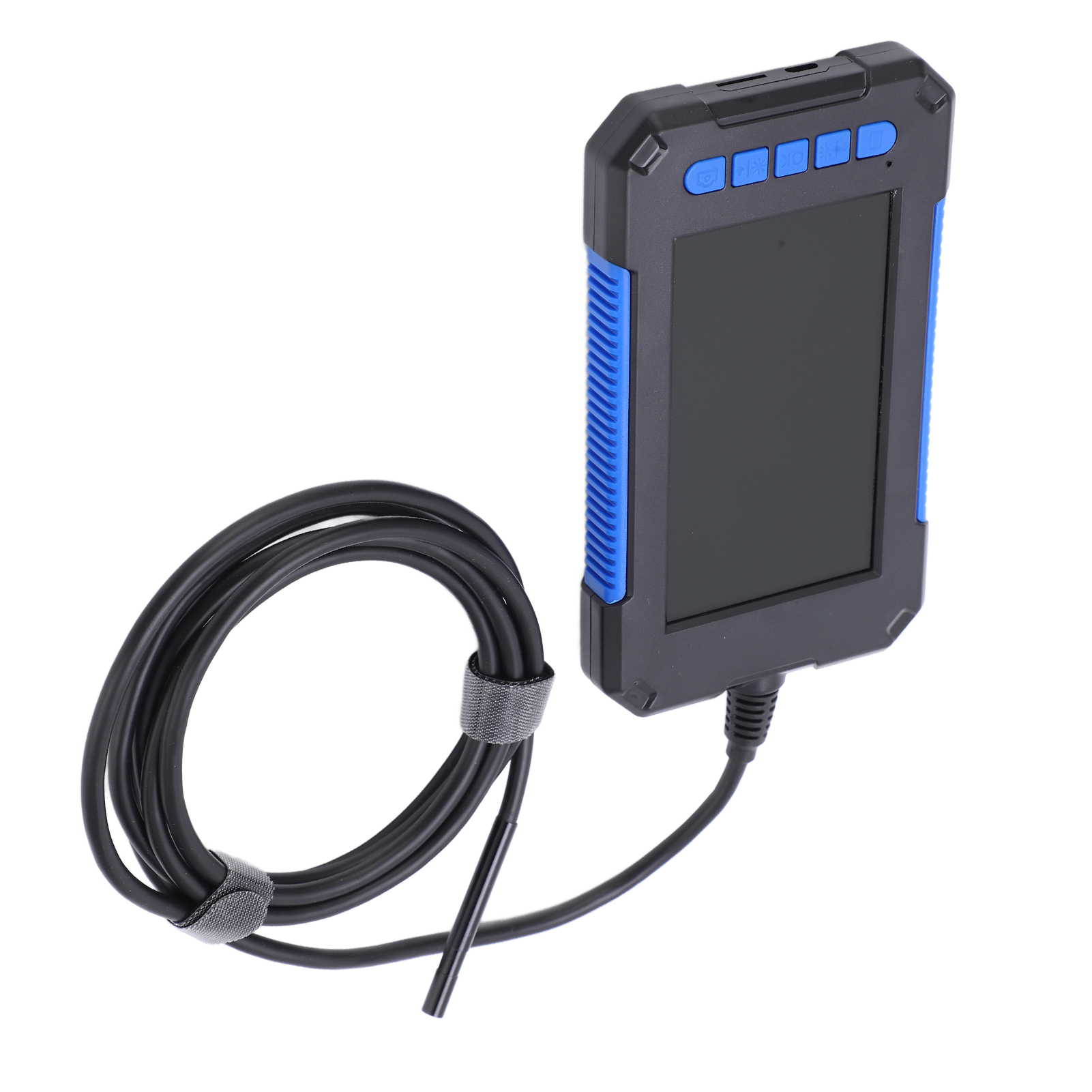Endoscope Industriel Hd P40 5,5 Mm Avec Écran 4,3 Pouces, Étanche, Pour La Maintenance Des Canalisations Électriques, Bleu, 2 M / 6,6 Pi
