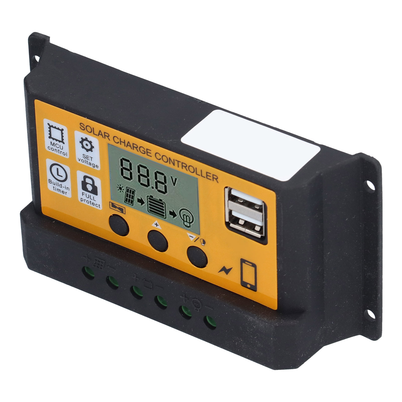 Régulateur De Charge Intelligent Pour Panneaux Solaires Photovoltaïques Avec Écran Lcd 12 V 24 V 20 A