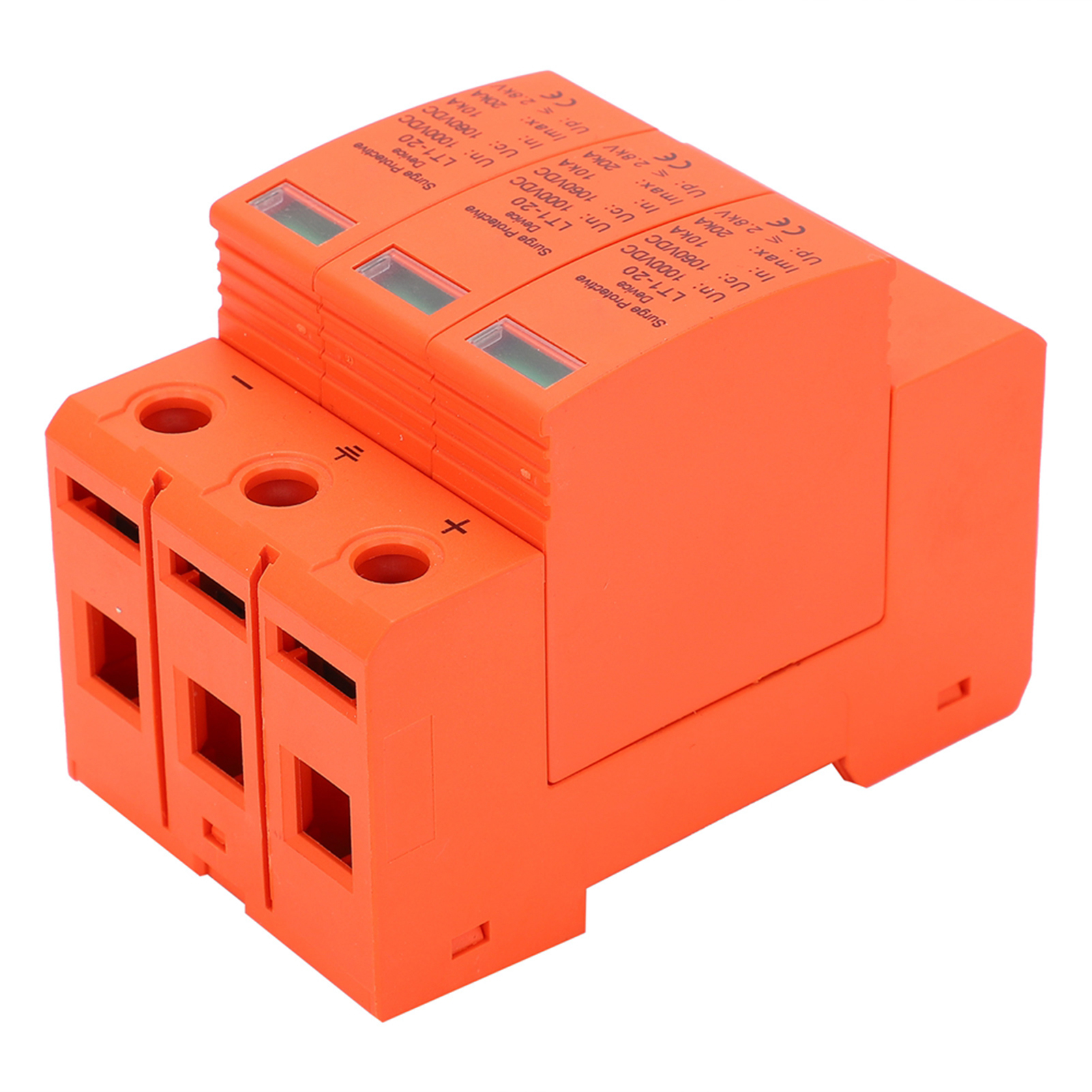 Parafoudre De Protection Photovoltaïque, Signal À Distance, Triphasé, 20 Ka, 1000 V Cc