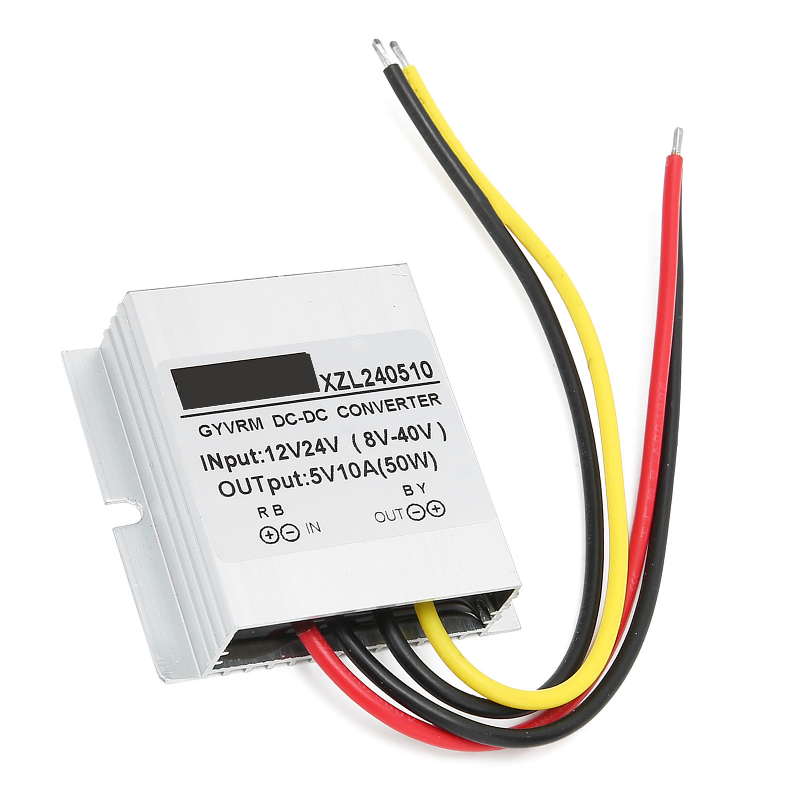 Convertisseur Régulateur De Tension Dcdc Étanche 12 V/24 V Vers 5 V, 10 A, 50 W
