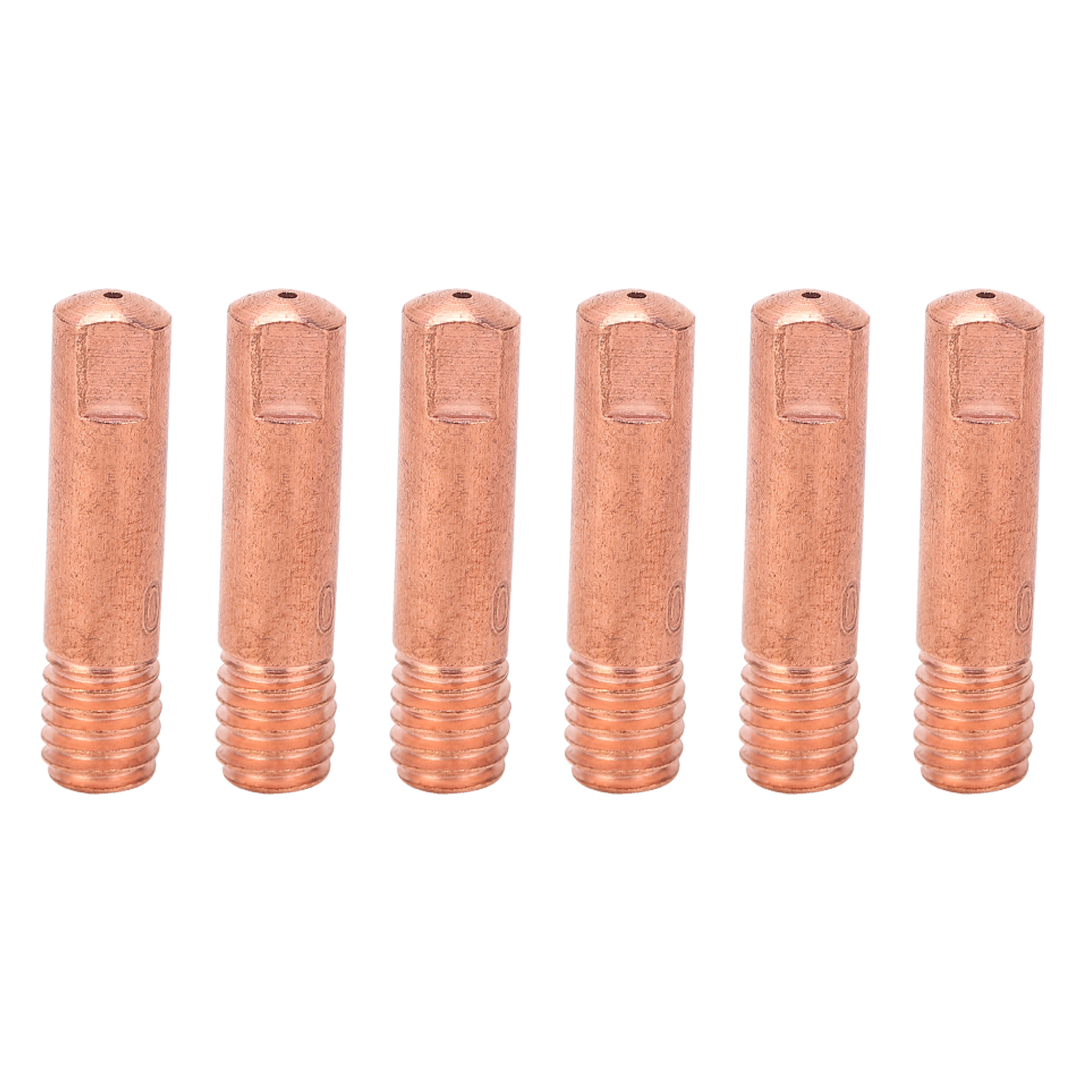 10 Embouts De Contact M6 Conducteurs Pour Fil De Cuivre, Accessoires Pour Pistolet De Soudage, 15ak X 0,8 Mm