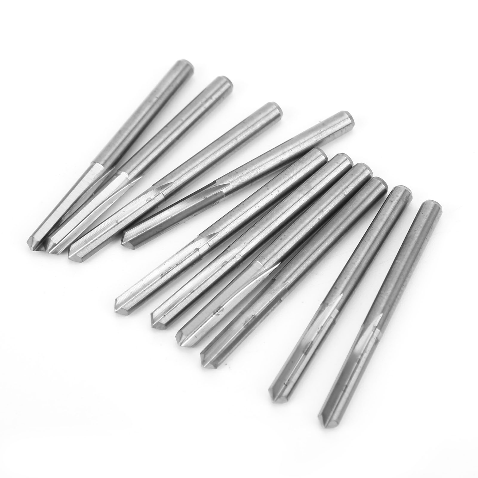 10 Fraises À Bois Cnc De 3,175 Mm En Acier Tungstène, Pour Gravure Et Fraisage, Angle De 90° X 0,3 Mm