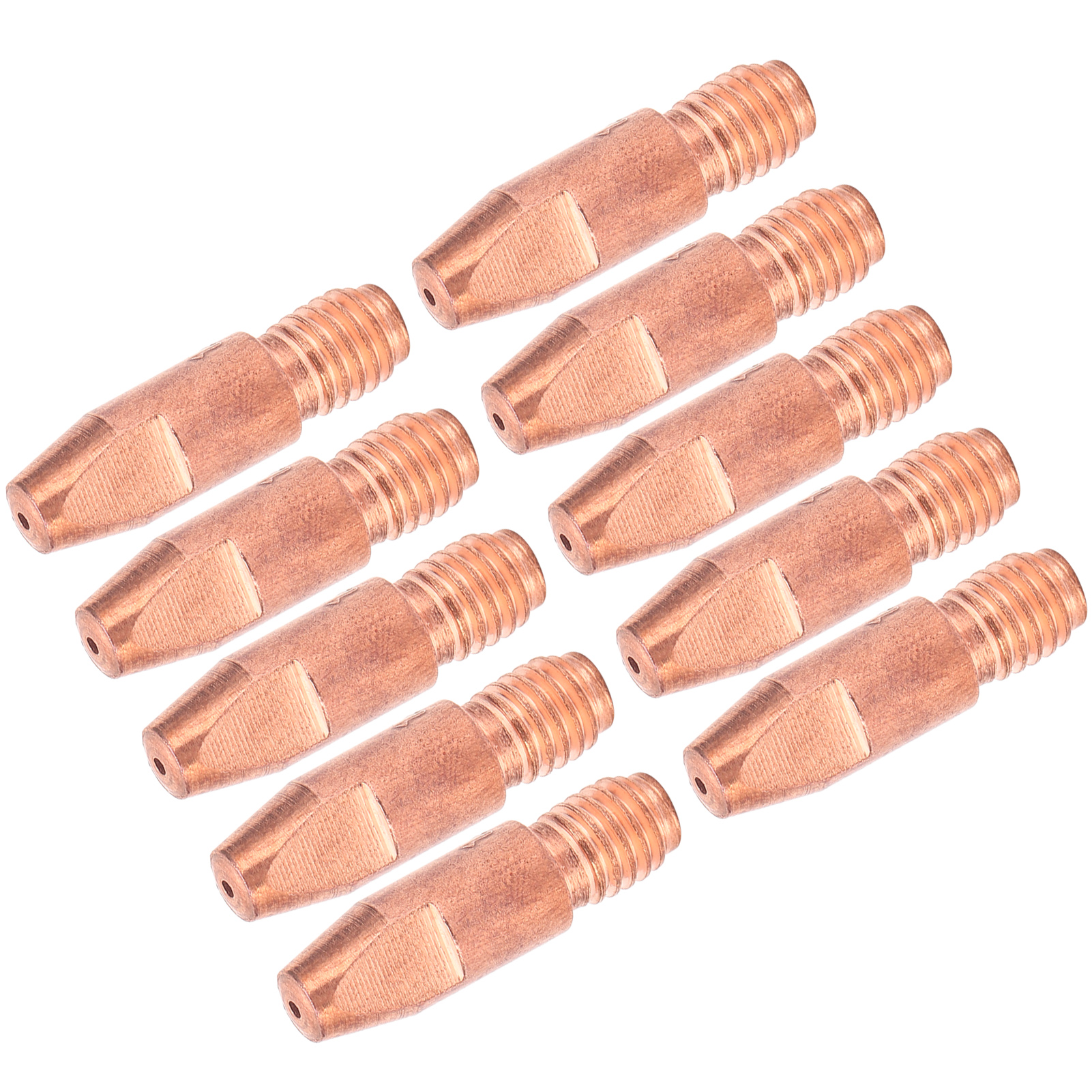 Lot De 10 Embouts Conducteurs M6 En Cuivre Rouge Pour Torche De Soudage, Accessoires De Contact 36kd X 1,2 Mm