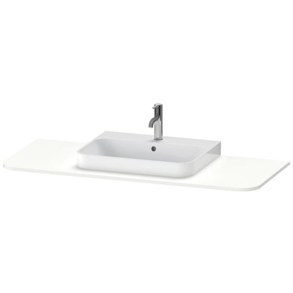 Duravit Waschtisch-Konsole Happy D.2 Plus 130x55cm, m 1 AS, Beck. mit, we s-matt