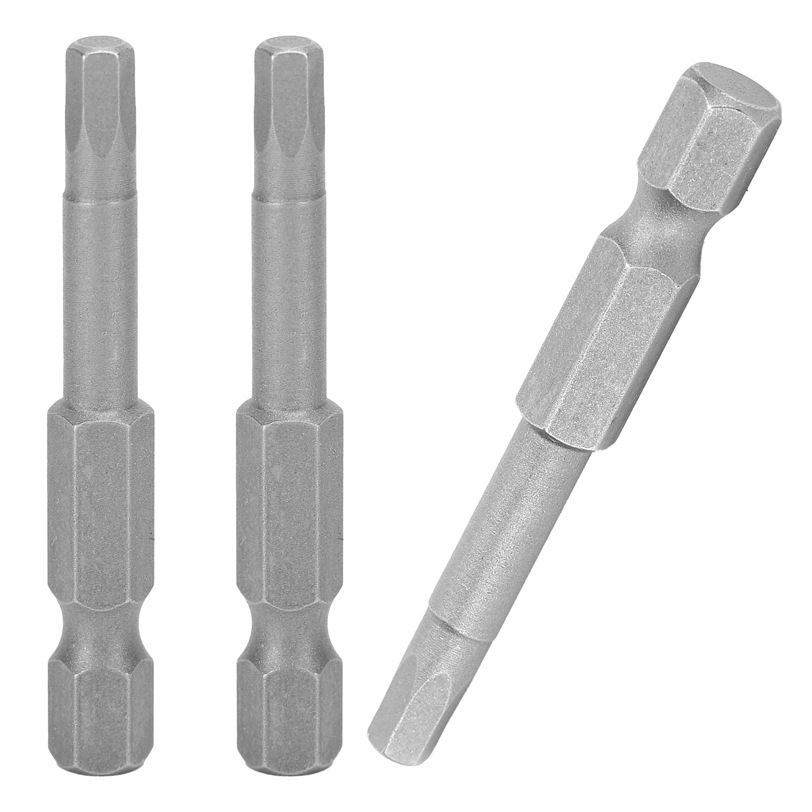 Lot De 10 Embouts De Tournevis Hexagonaux S1/4" Trempés Et Magnétiques De Rechange