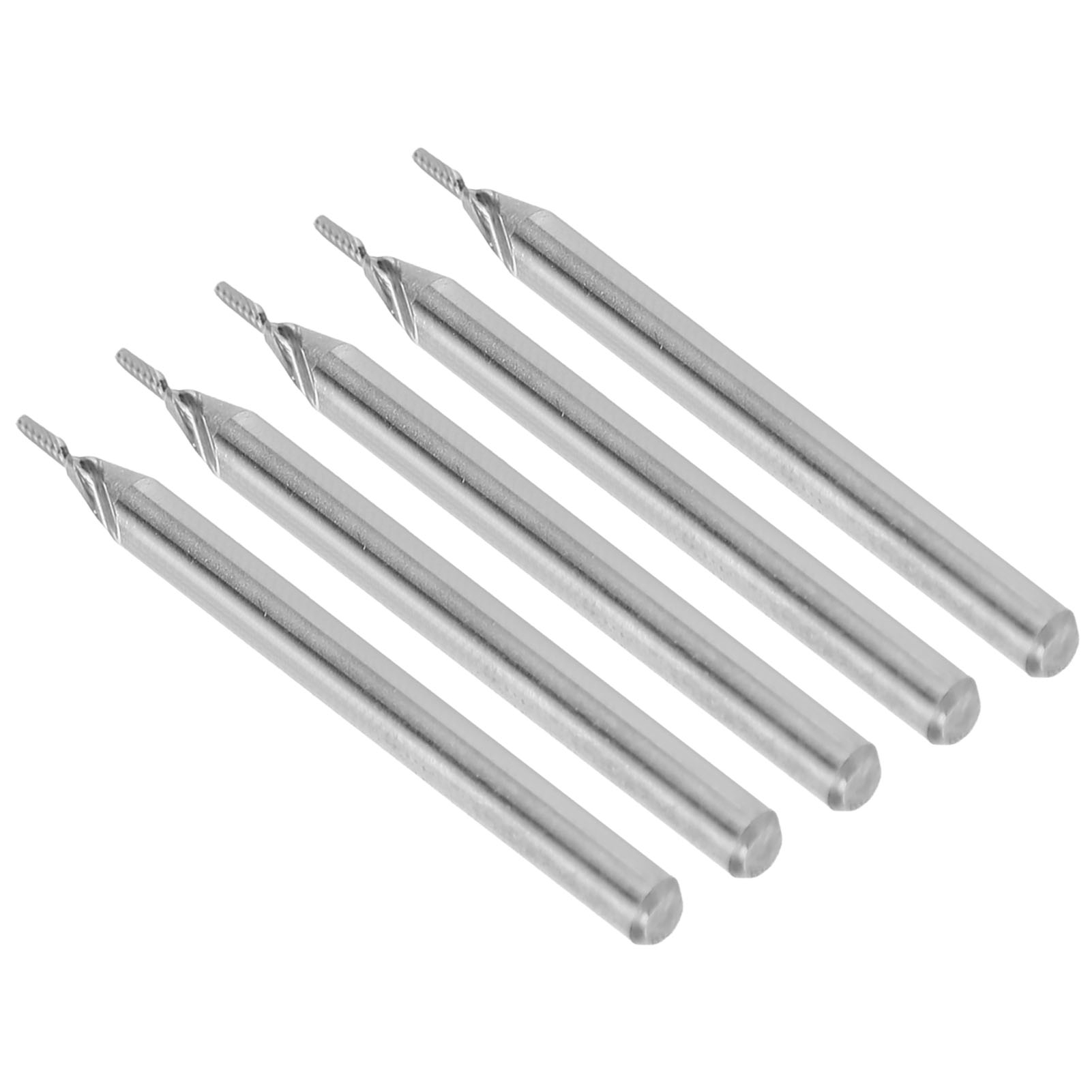 5 Fraises À Spirale Pour Fraiseuse Cnc, Accessoires De Fraisage