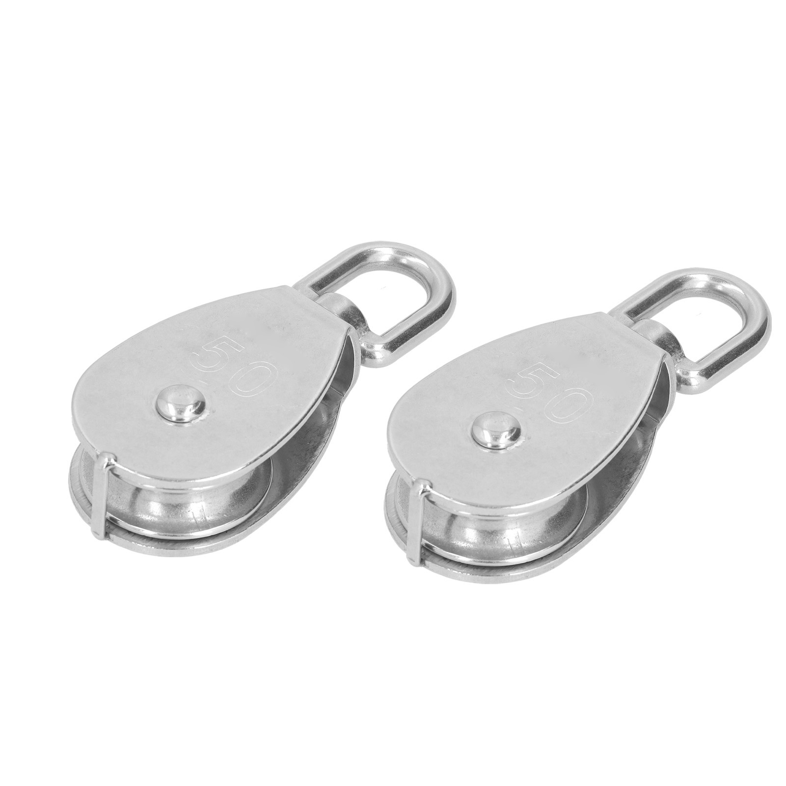 Poulies Simples Pour Grue, Câble En Acier Inoxydable, Crochet De Levage, Roue De Remorquage Suspendue M50