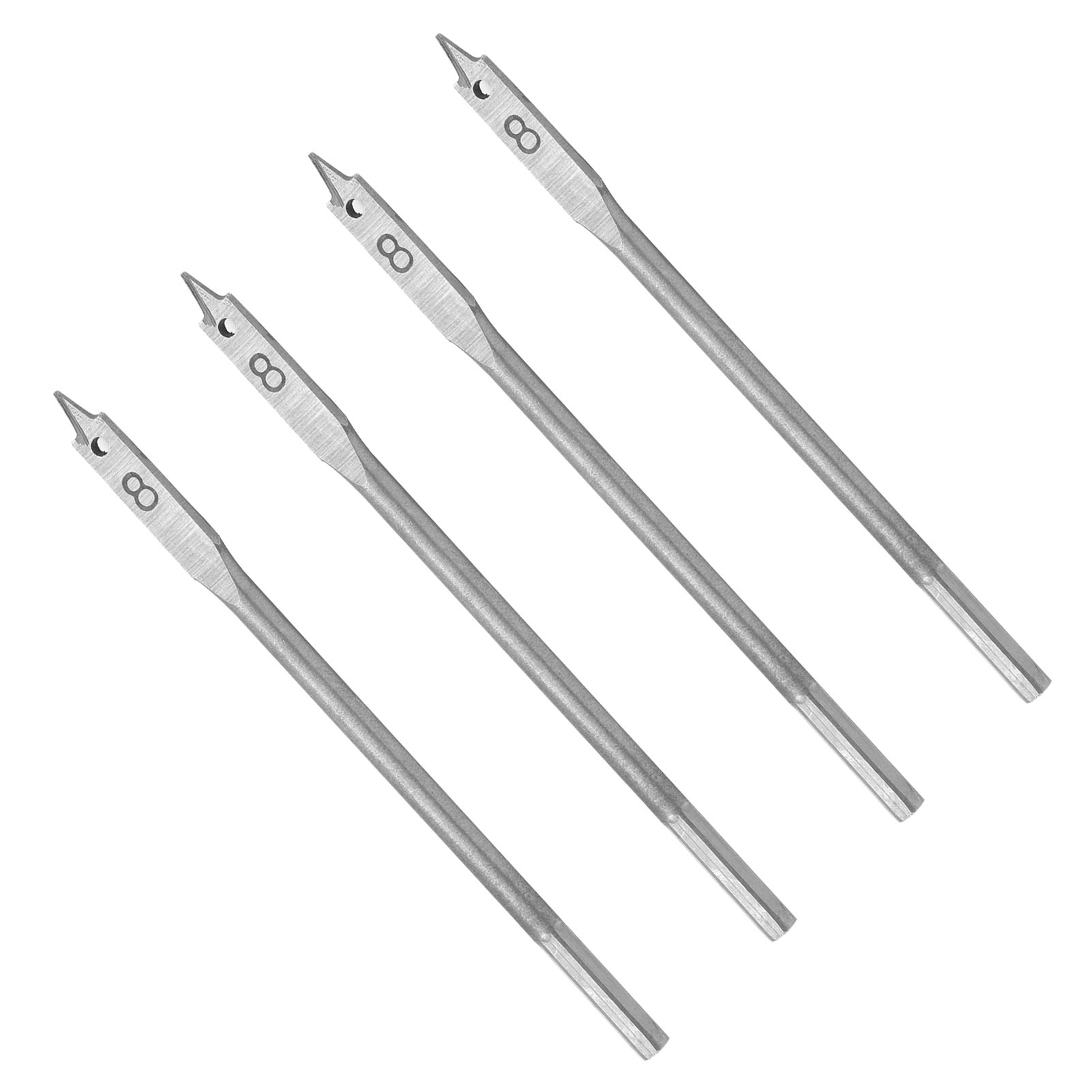 Lot De 4 Forets À Bois En Acier À Haute Teneur En Carbone, Scie Cloche De 8 Mm