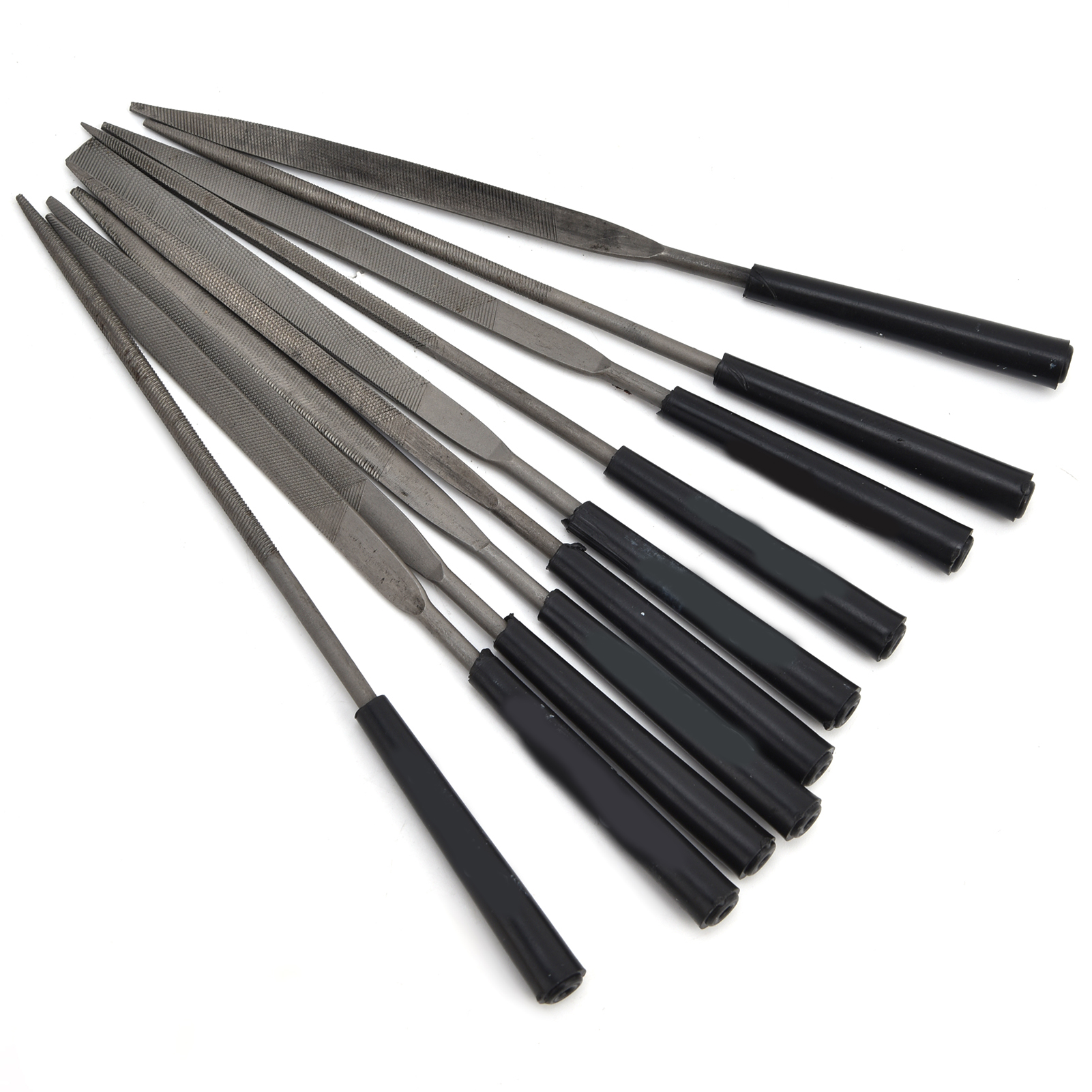 Ensemble De Mini Limes Aiguilles En Acier Au Carbone, Limes À Une Seule Face Pour Le Lissage Des Métaux, Modules 3 X 140 Mm