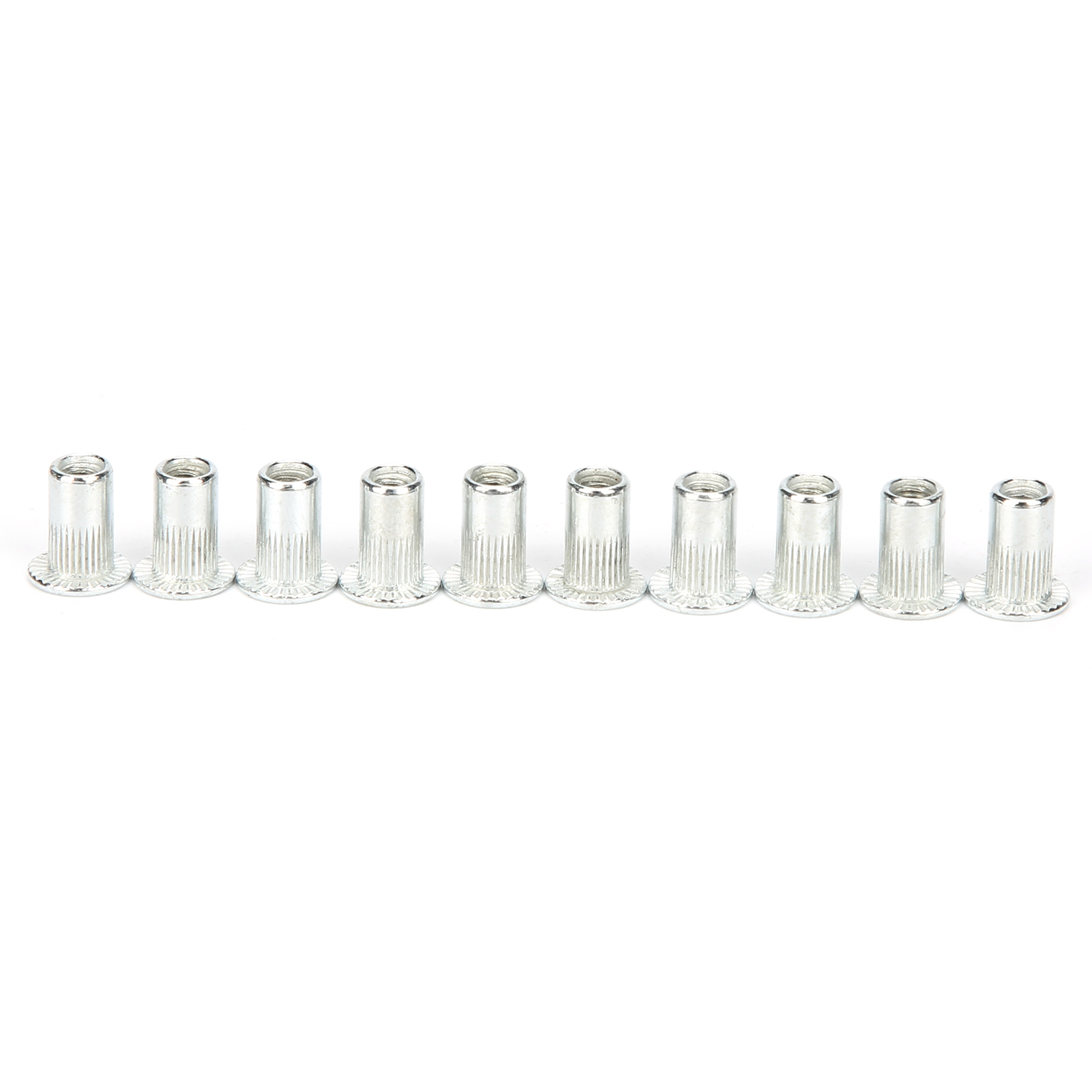Kit De 100 Écrous À Sertir À Extrémité Ouverte, Inserts Filetés Creux, Quincaillerie De Fixation, Fournitures Industrielles M3x20