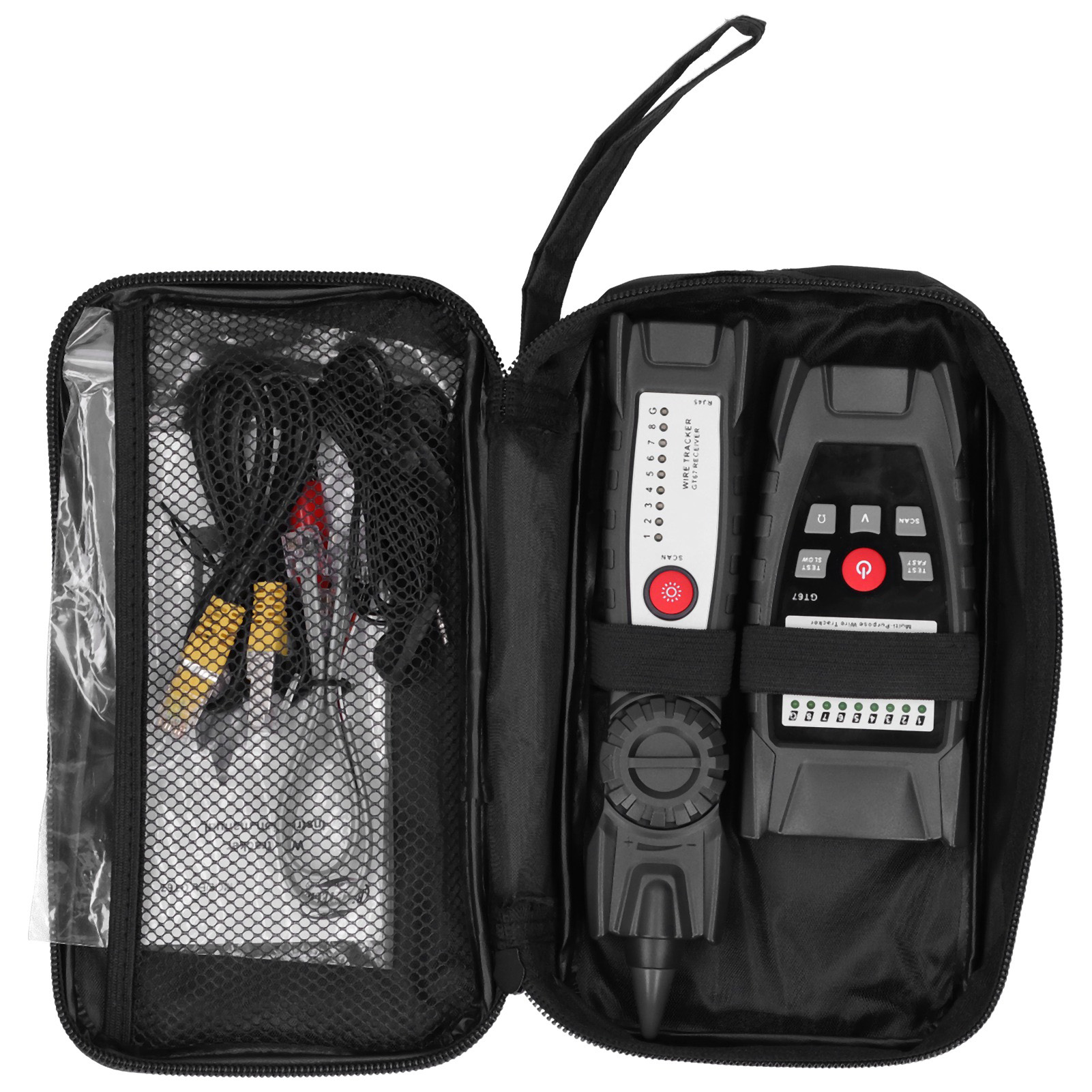 Détecteur De Câbles Réseau Gt67 Multifonction Rj11/rj45 Avec Lampe Torche Intégrée