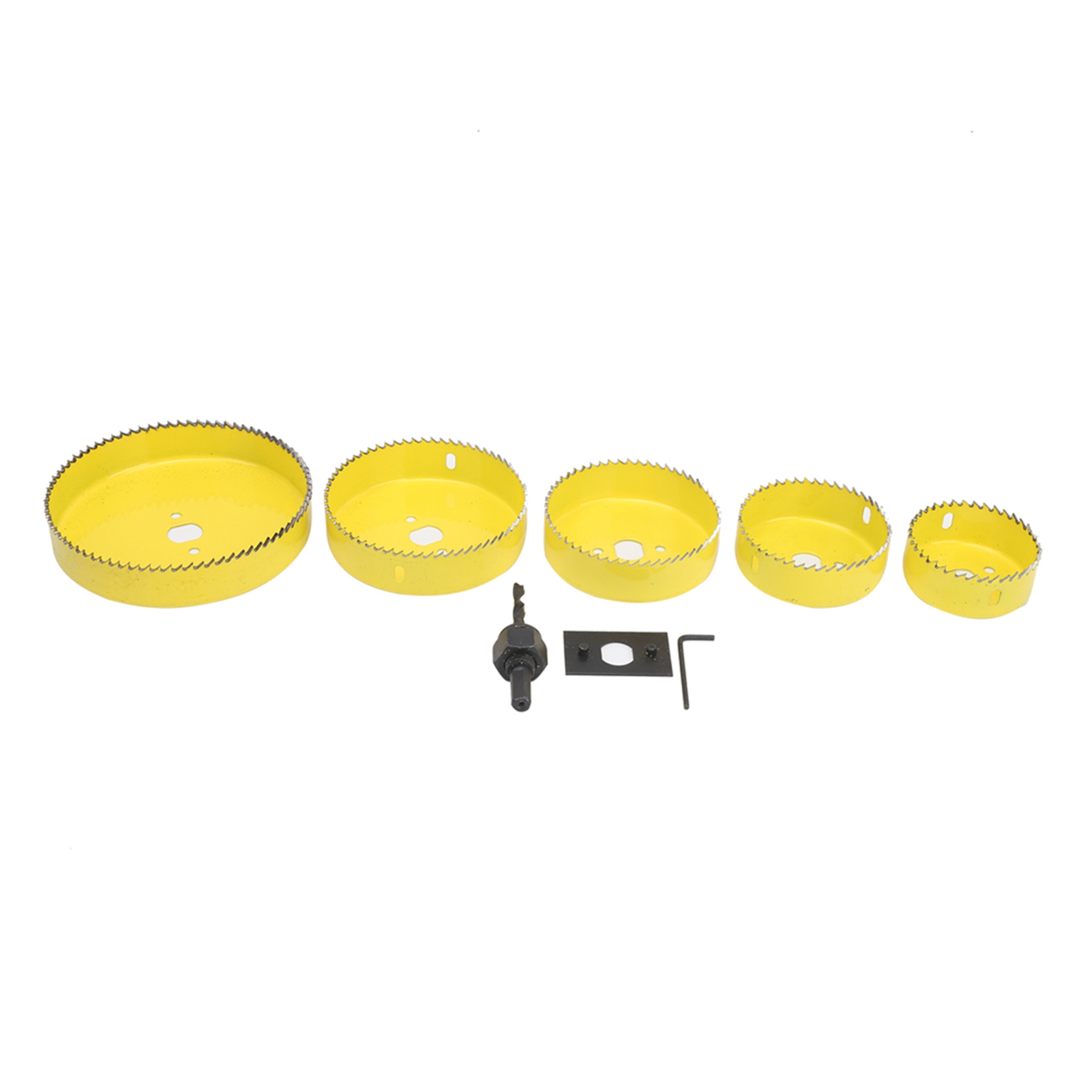Ensemble De 8 Forets Cloches En Acier Jaune À Haute Teneur En Carbone Pour Le Travail Du Bois, 64 Mm À 127 Mm